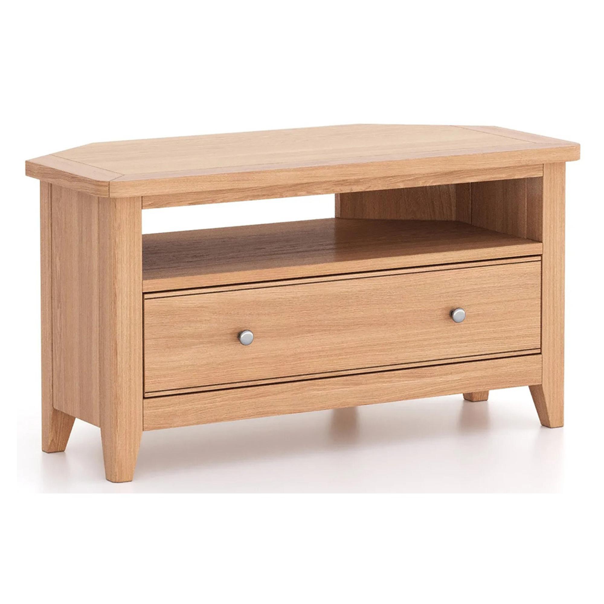 Arden Oak 90cm Corner TV Unit