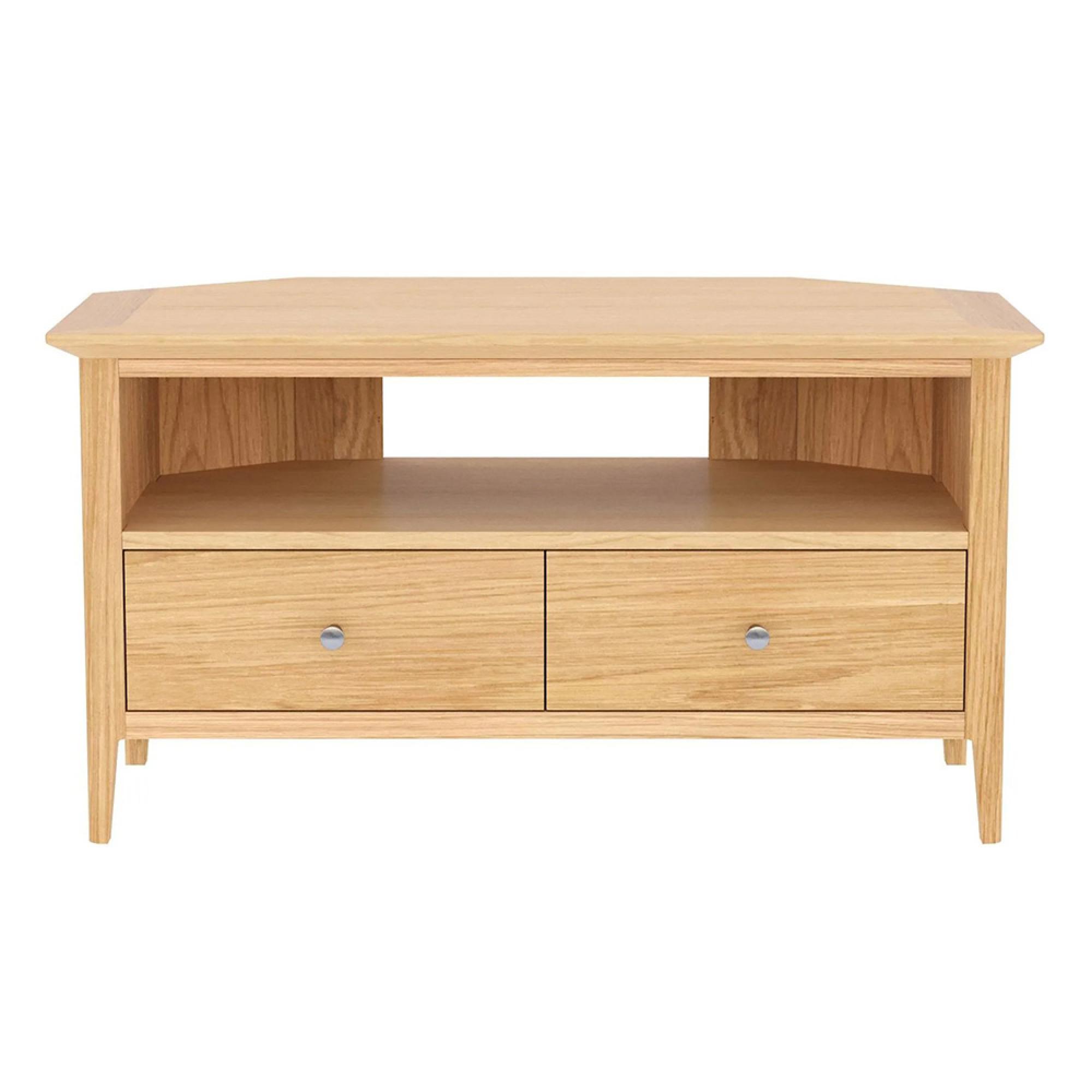Selene Oak 90cm Corner TV Unit