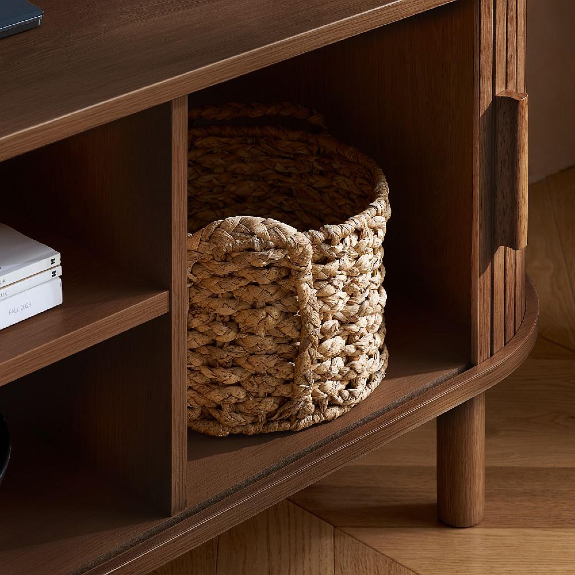 Axel TV Unit - Small - Walnut Fluted