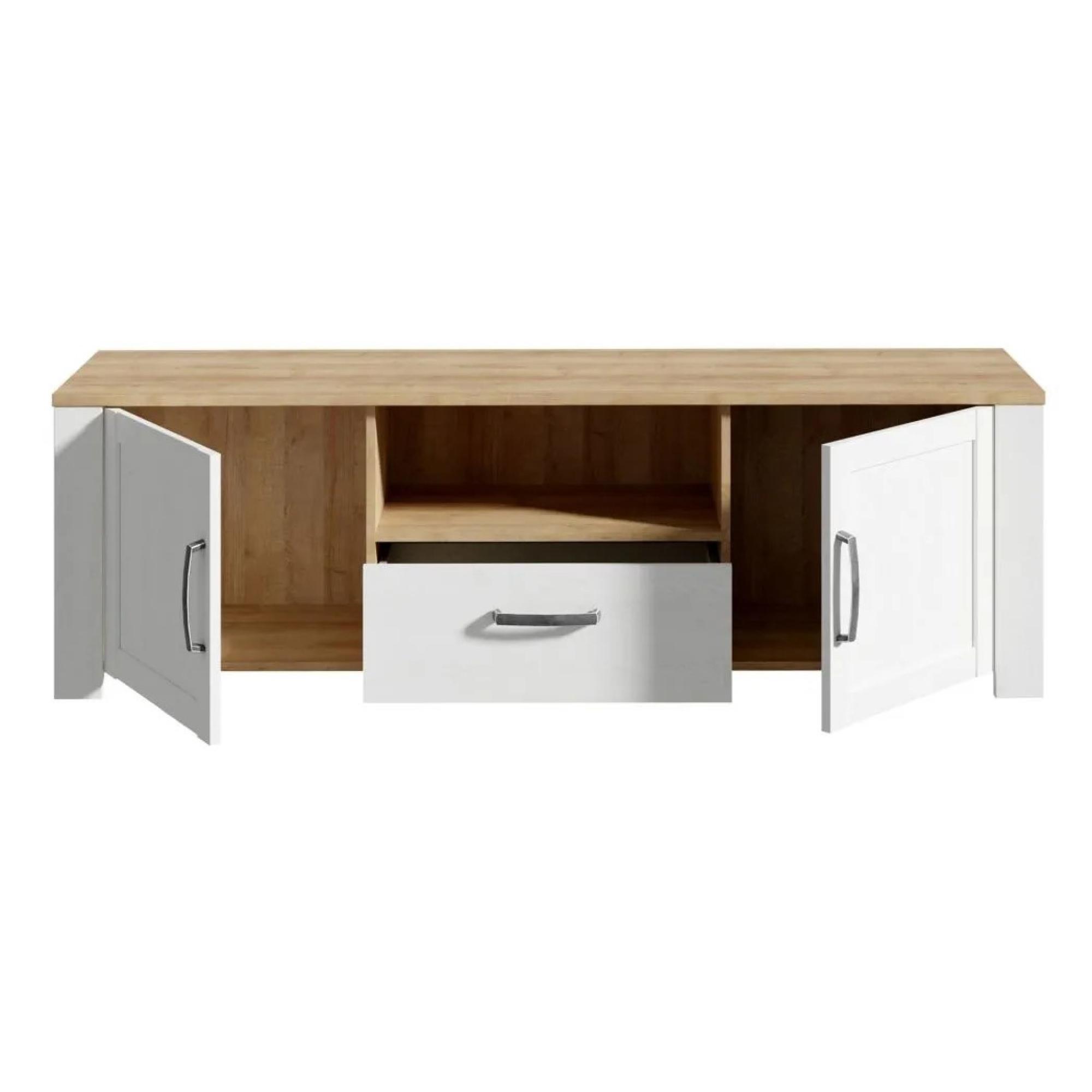 Bohol TV Unit - 2 Door - 1 Drawer - 166cm - White