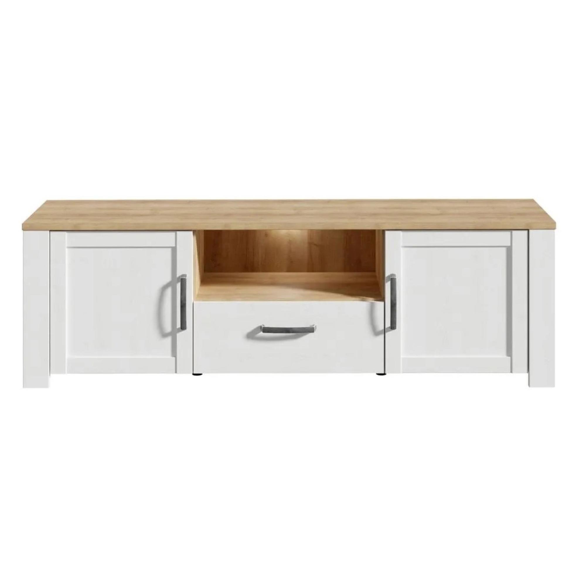 Bohol TV Unit - 2 Door - 1 Drawer - 166cm - White