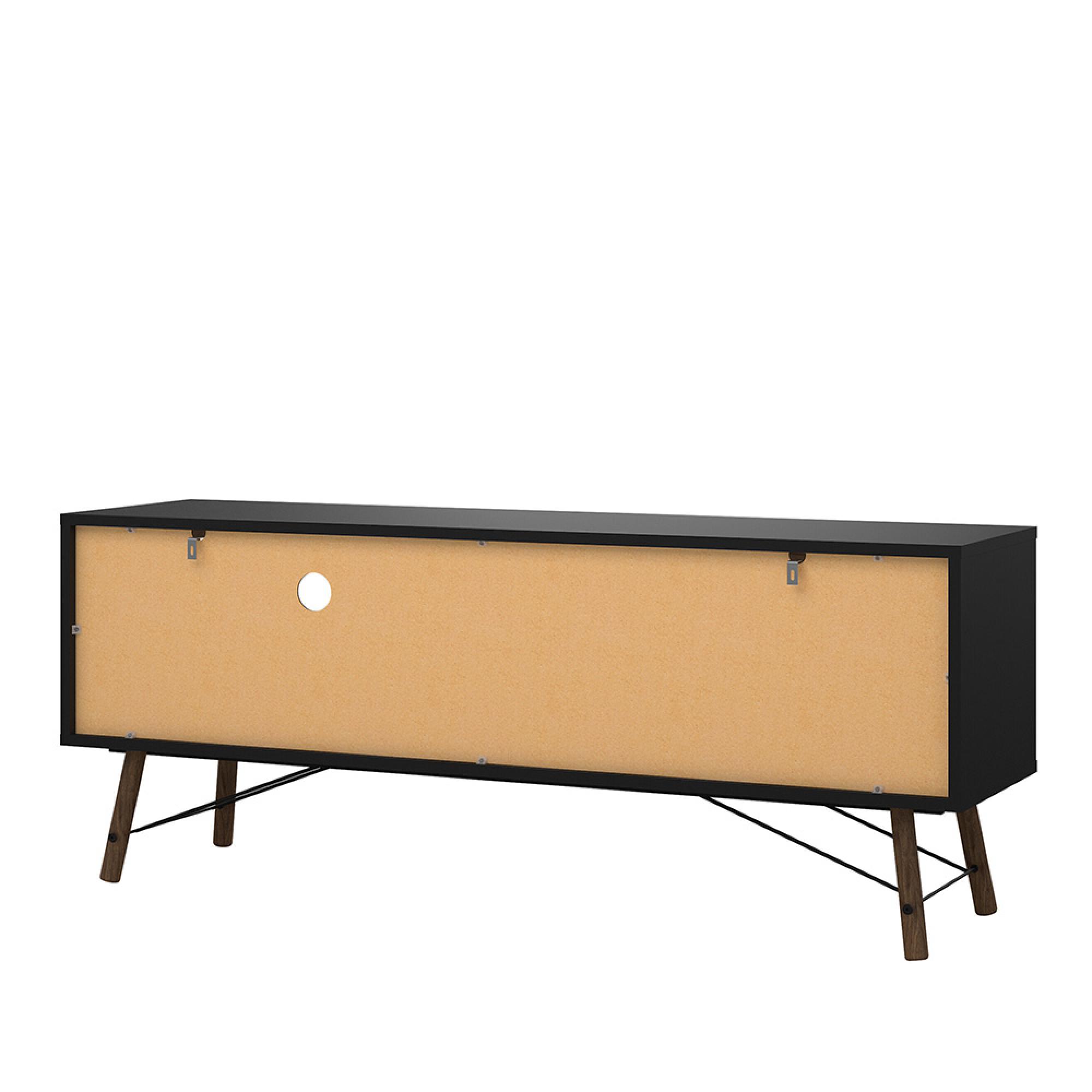 Ry TV Unit - 1 Door - 1 Drawer - 150cm - Black