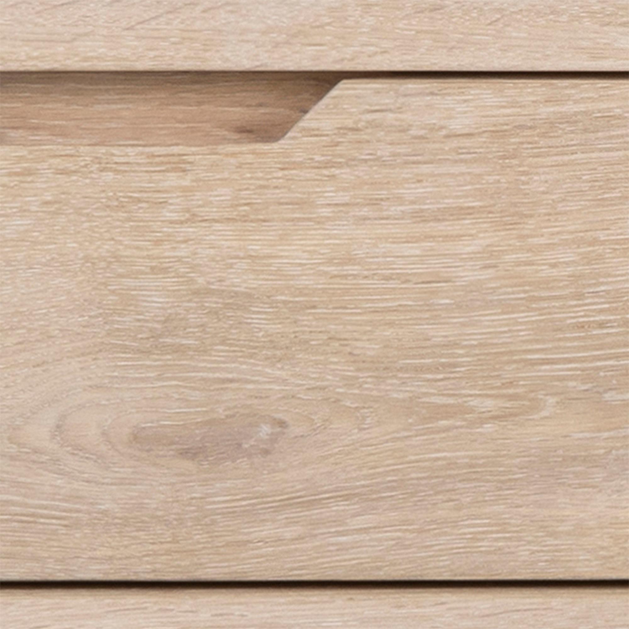 A-Line TV Unit - 2 Drawer - 150cm - Medium - White Oak