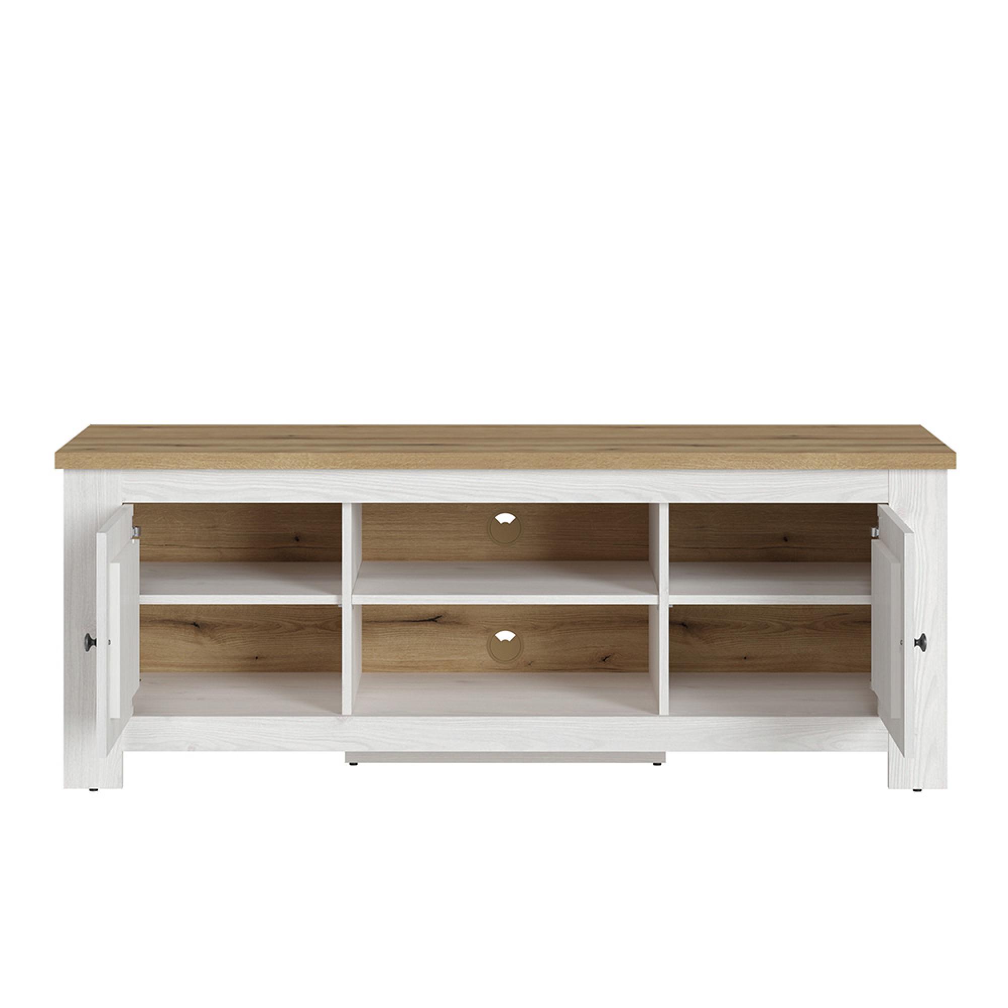 Celesto TV Unit - 2 Door - 154cm - White