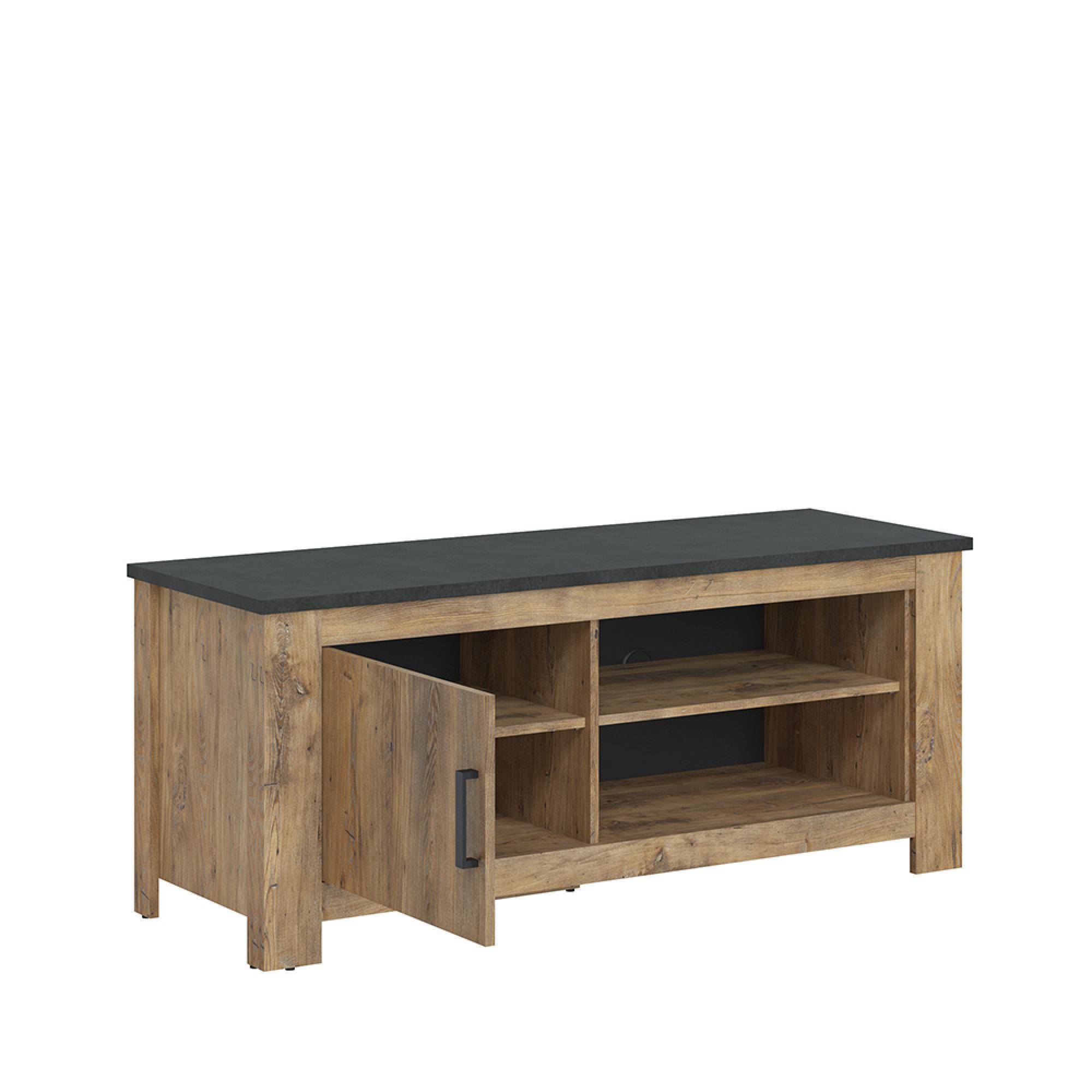 Rapallo TV Unit - 1 Door - 138cm - Oak
