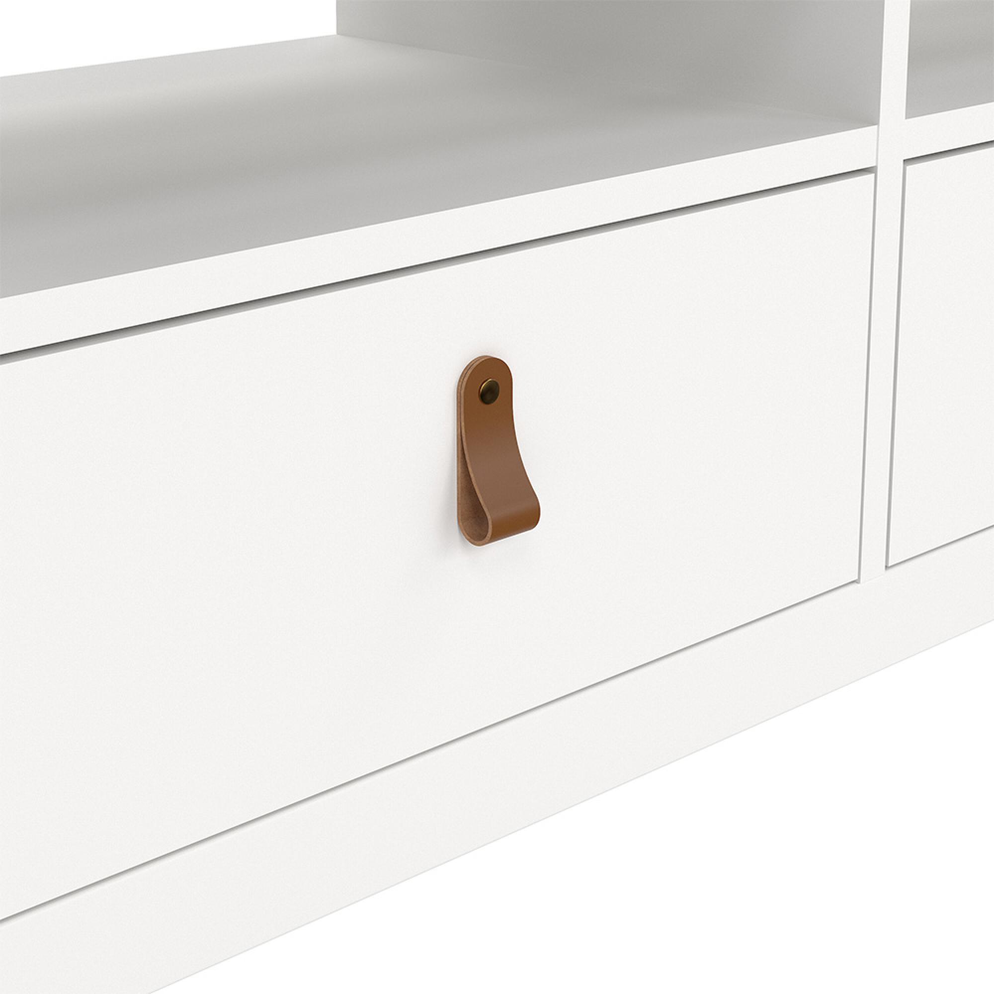 Barcelona TV Unit - 3 Drawer - 151.2cm - White