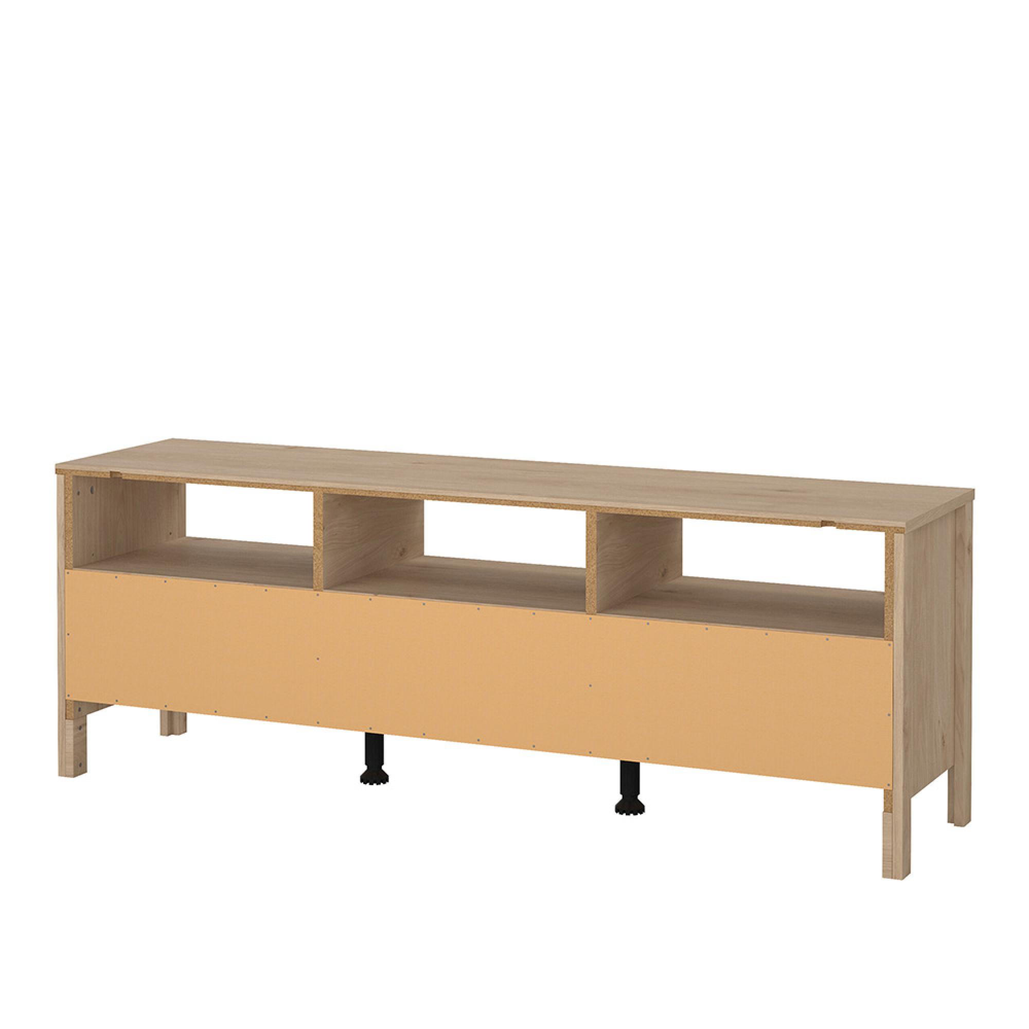 Barcelona TV Unit - 3 Drawer - 151.4cm - Jackson Hickory Oak