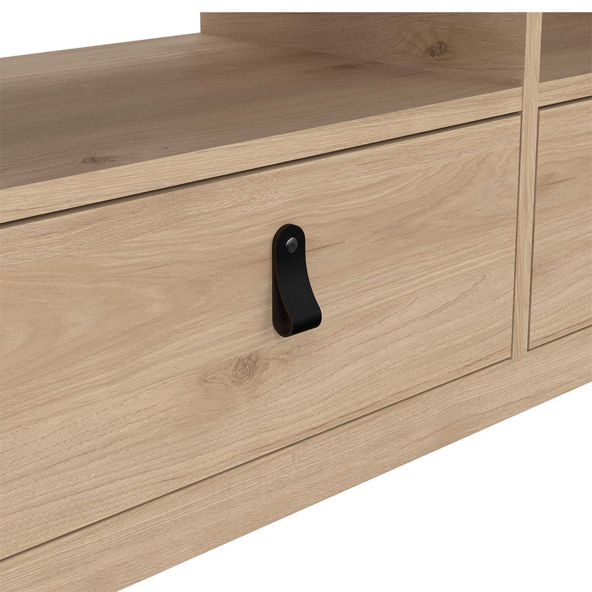 Barcelona TV Unit - 3 Drawer - 151.4cm - Jackson Hickory Oak