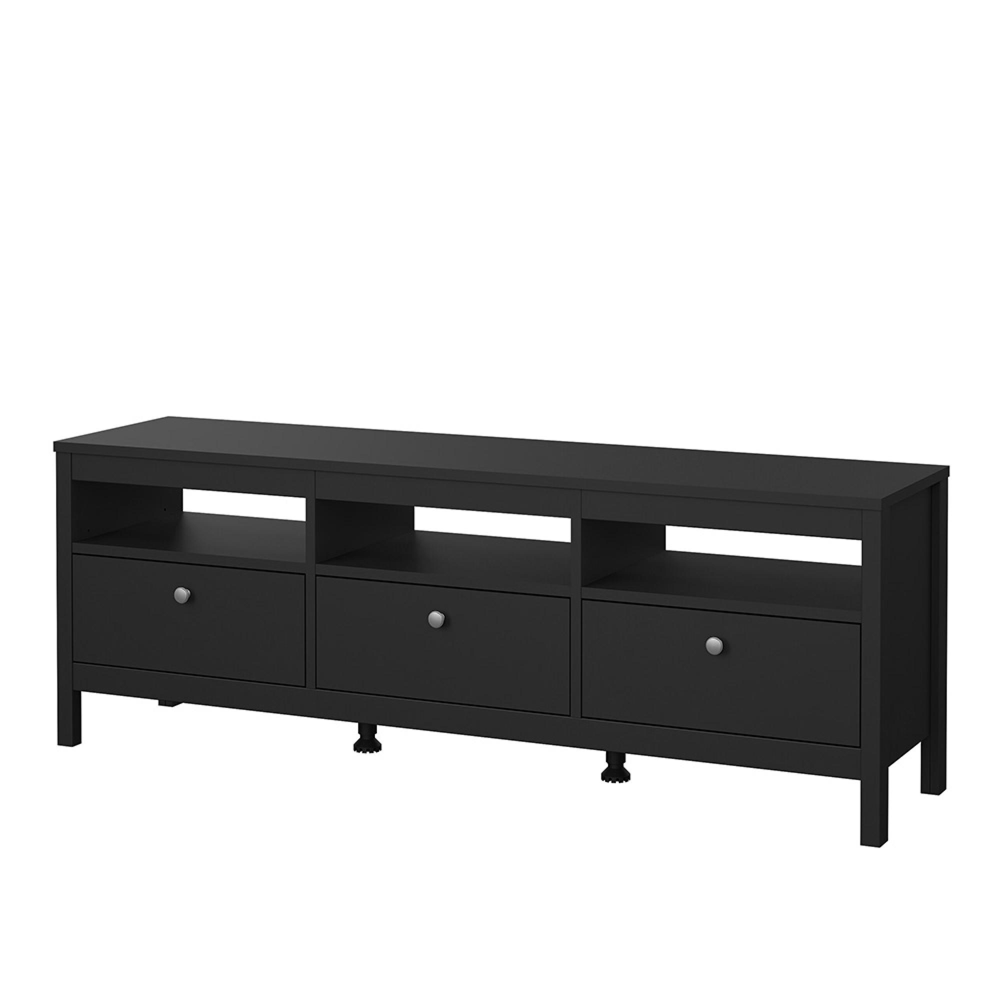 Madrid TV Unit - 3 Drawer - 151cm - Black