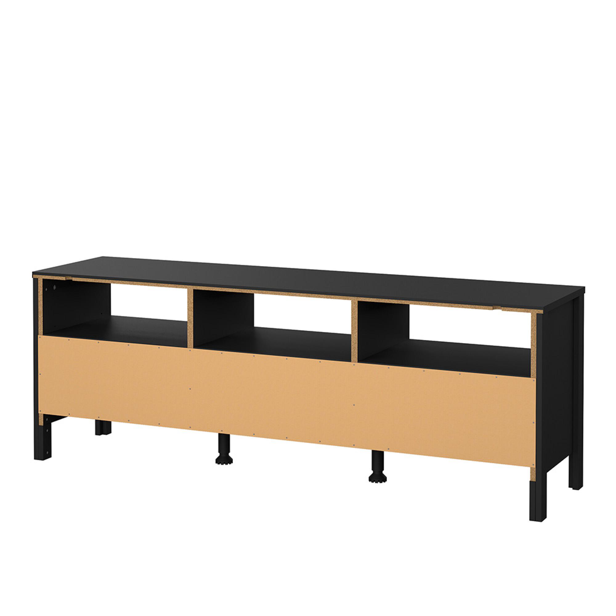 Madrid TV Unit - 3 Drawer - 151cm - Black