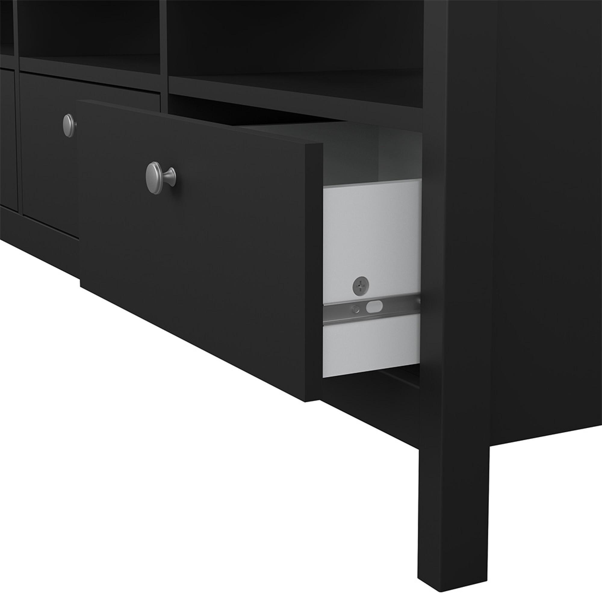 Madrid TV Unit - 3 Drawer - 151cm - Black