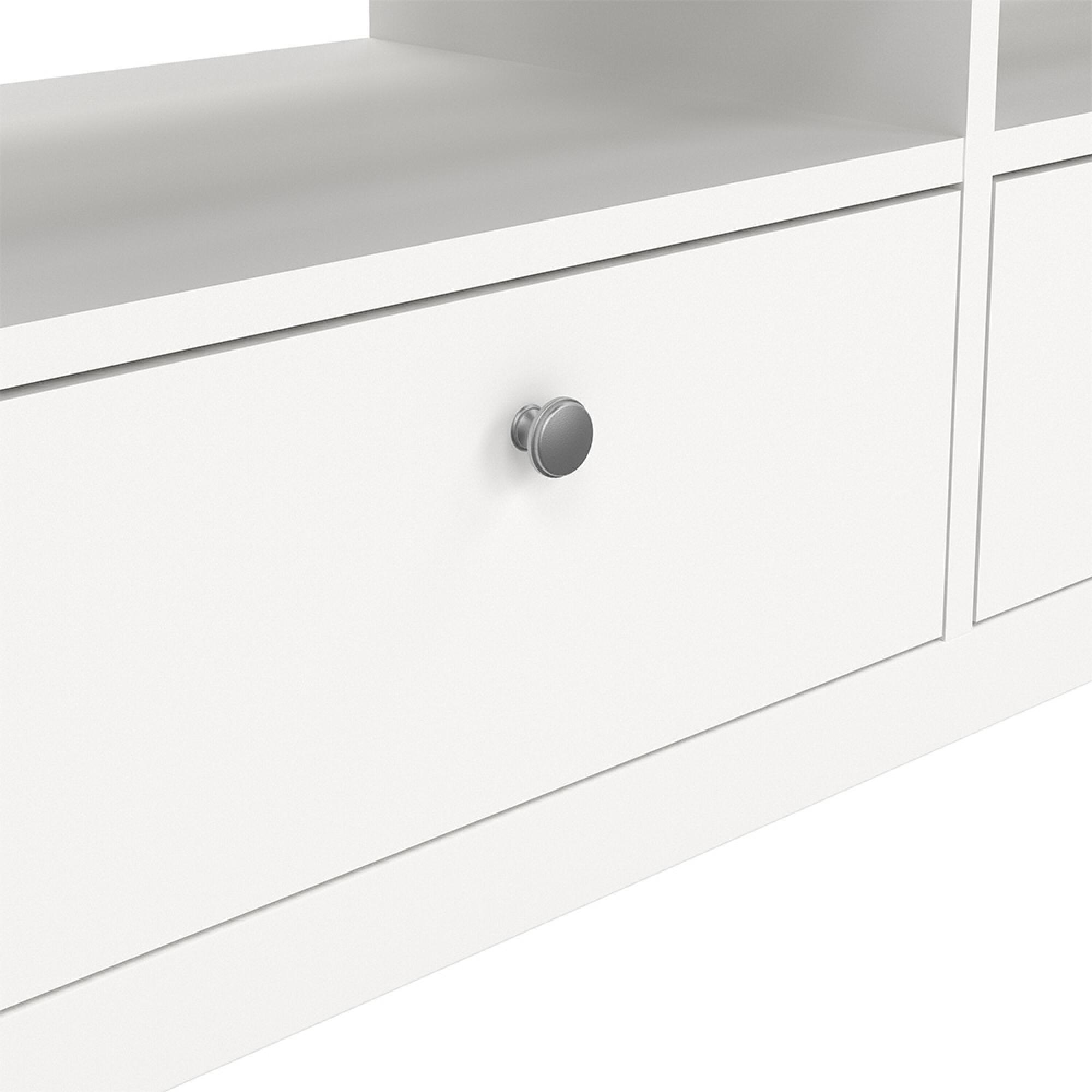 Madrid TV Unit - 3 Drawer - 151cm - White