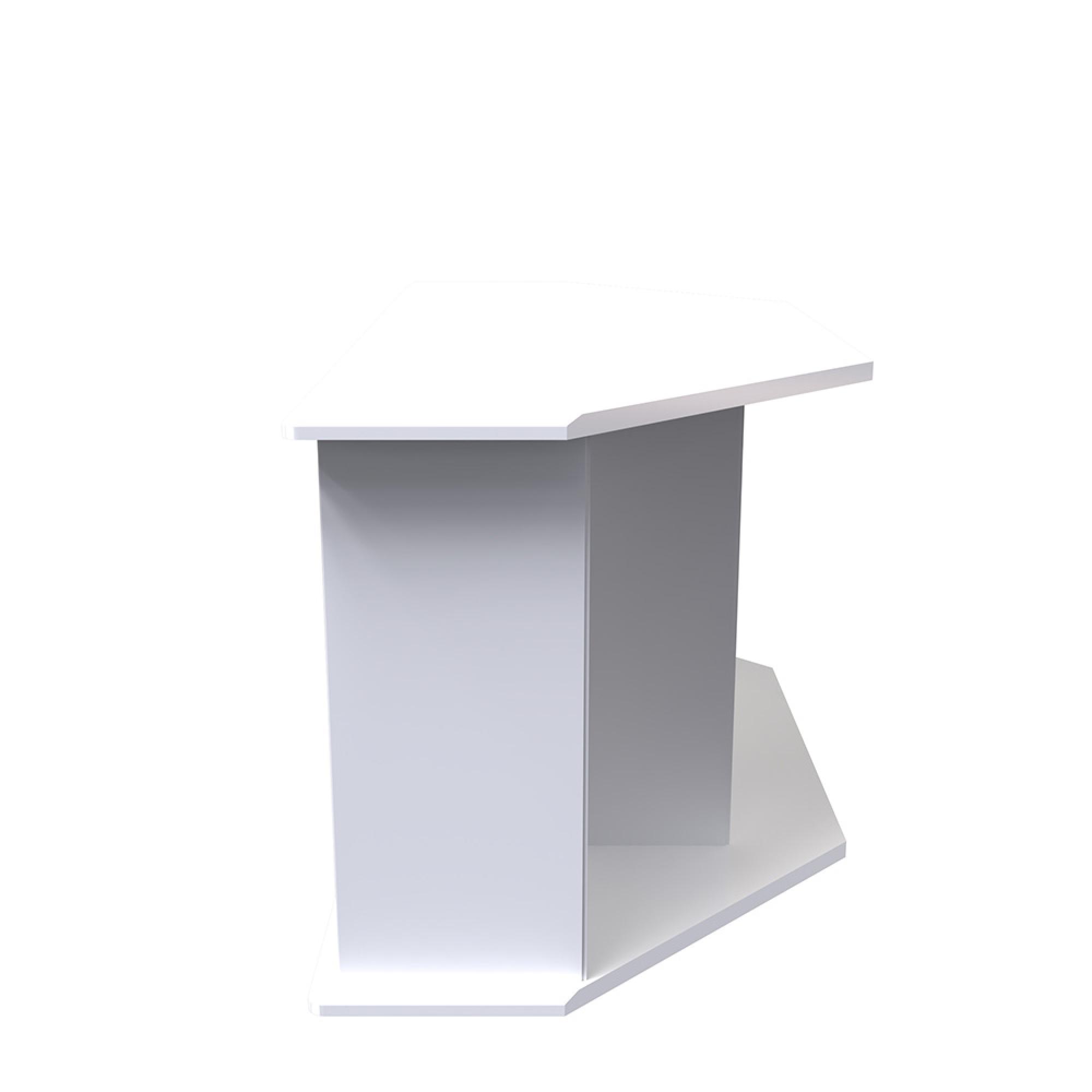 Knightsbridge TV Unit - 115cm - Corner - White Gloss