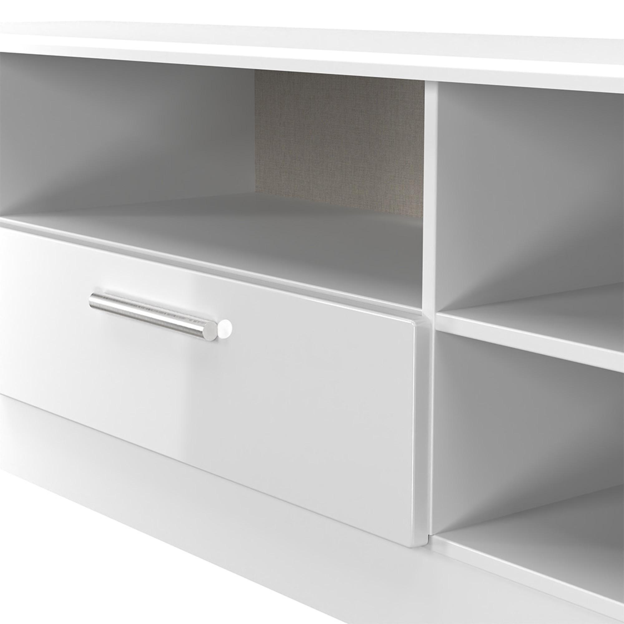 Knightsbridge TV Unit - 145cm - Wide - White Gloss
