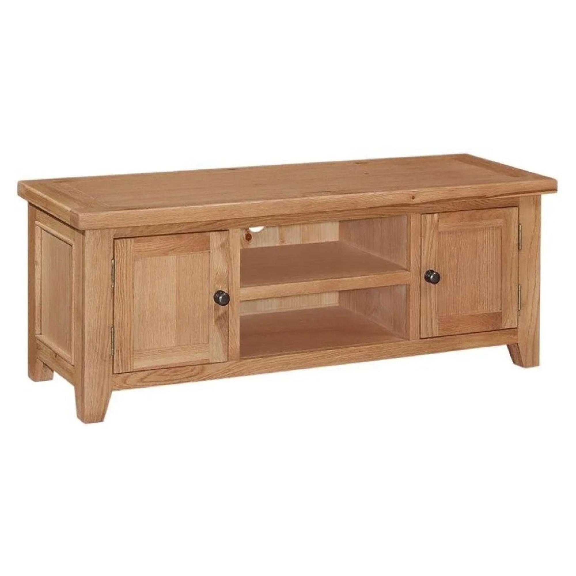 Appleby TV Unit - 134cm - Medium - Oak