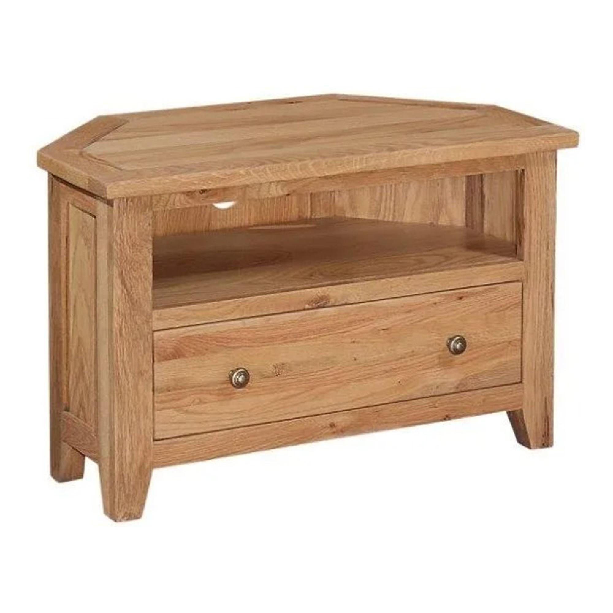 Appleby Corner TV Unit - 80cm - Petite Oak