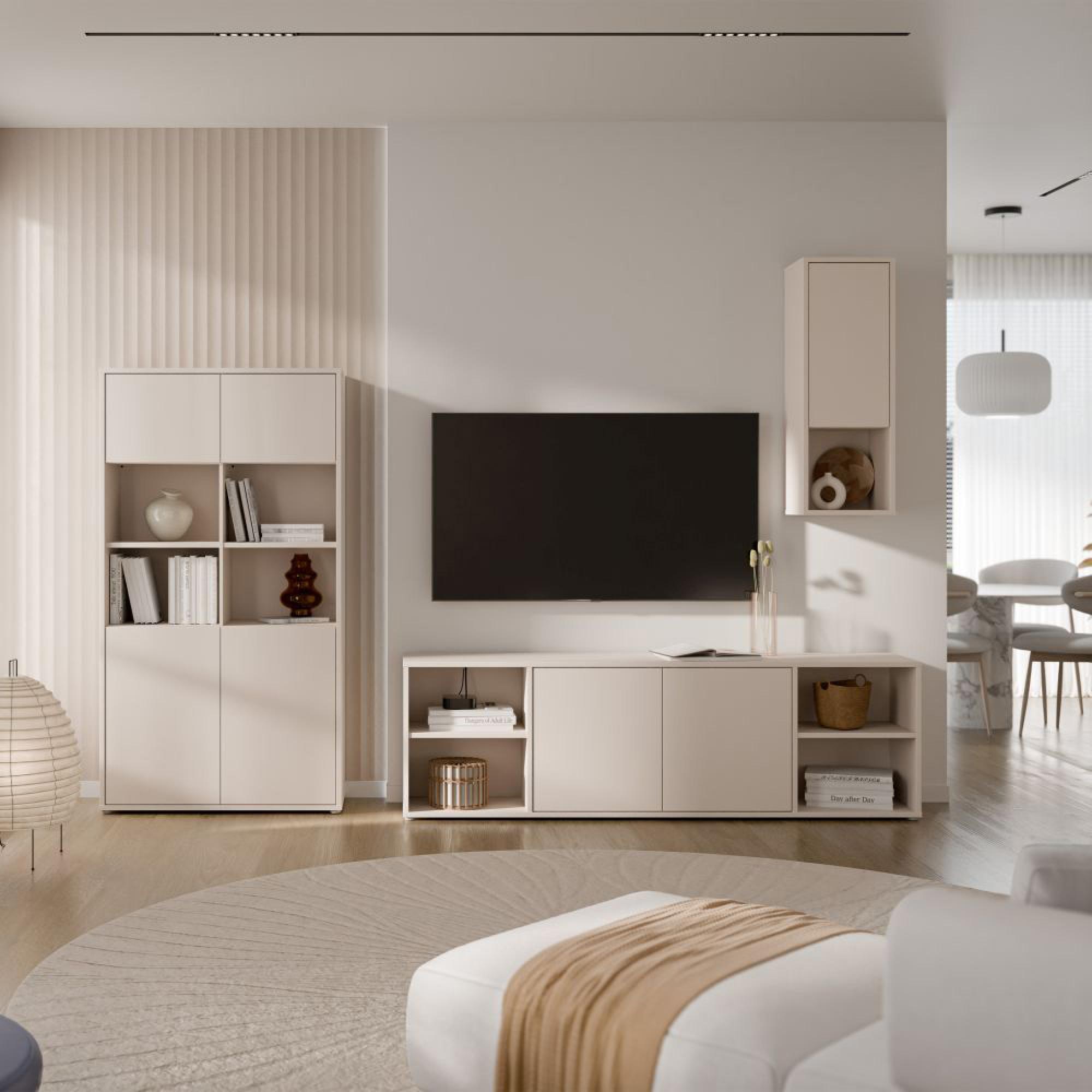 Alice Springs TV Cabinet - 2 Door - 218.9cm - Sand