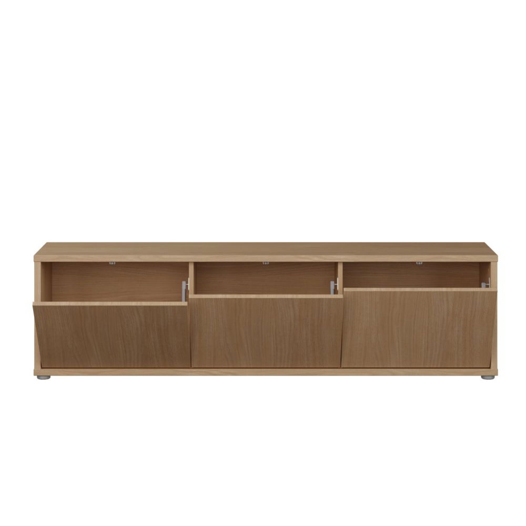 Alice Springs TV Cabinet - 3 Door - 154.2cm - Elegancia Oak
