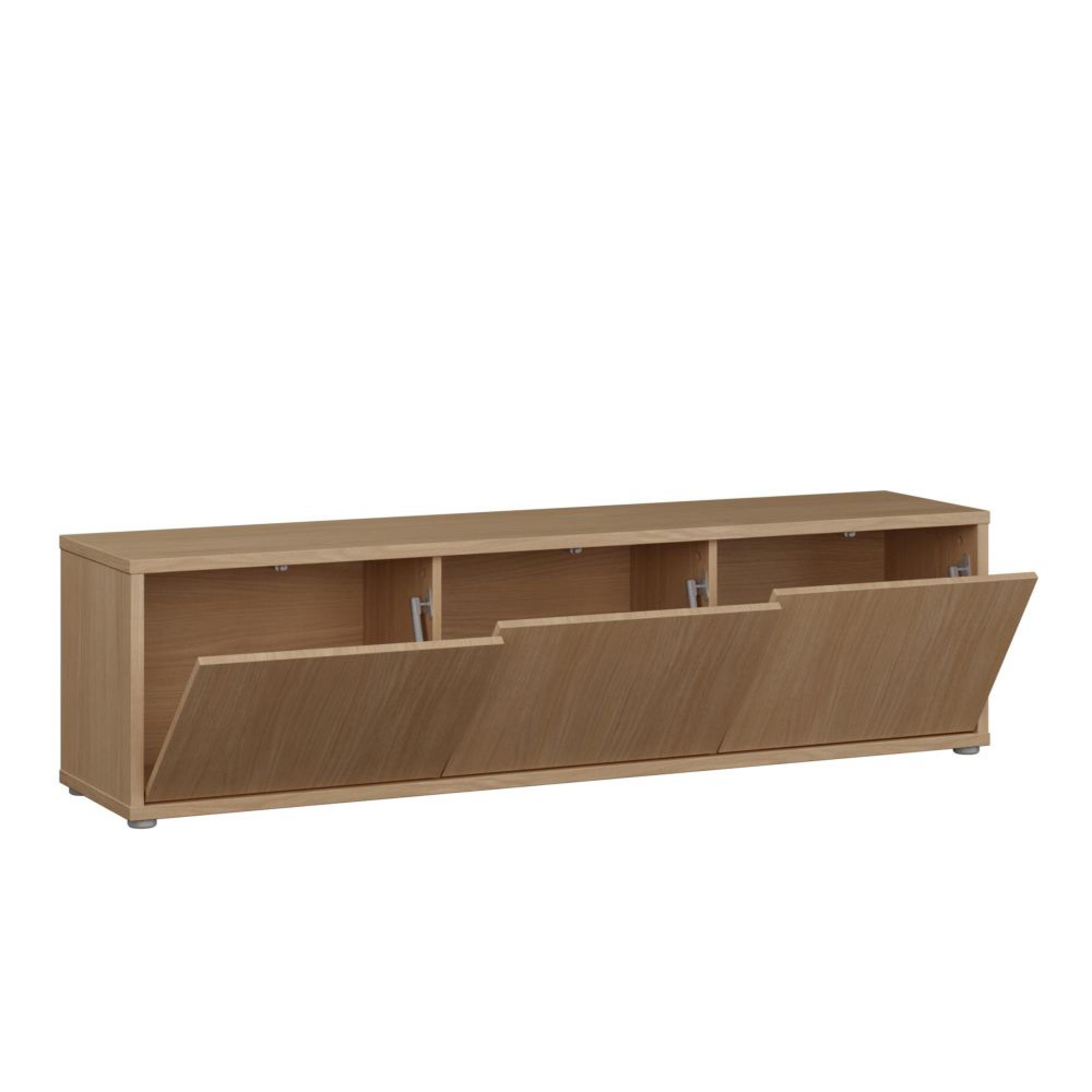 Alice Springs TV Cabinet - 3 Door - 154.2cm - Elegancia Oak
