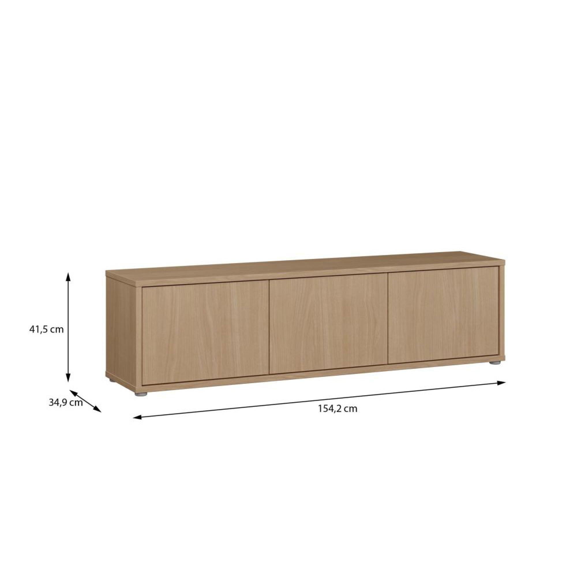 Alice Springs TV Cabinet - 3 Door - 154.2cm - Elegancia Oak
