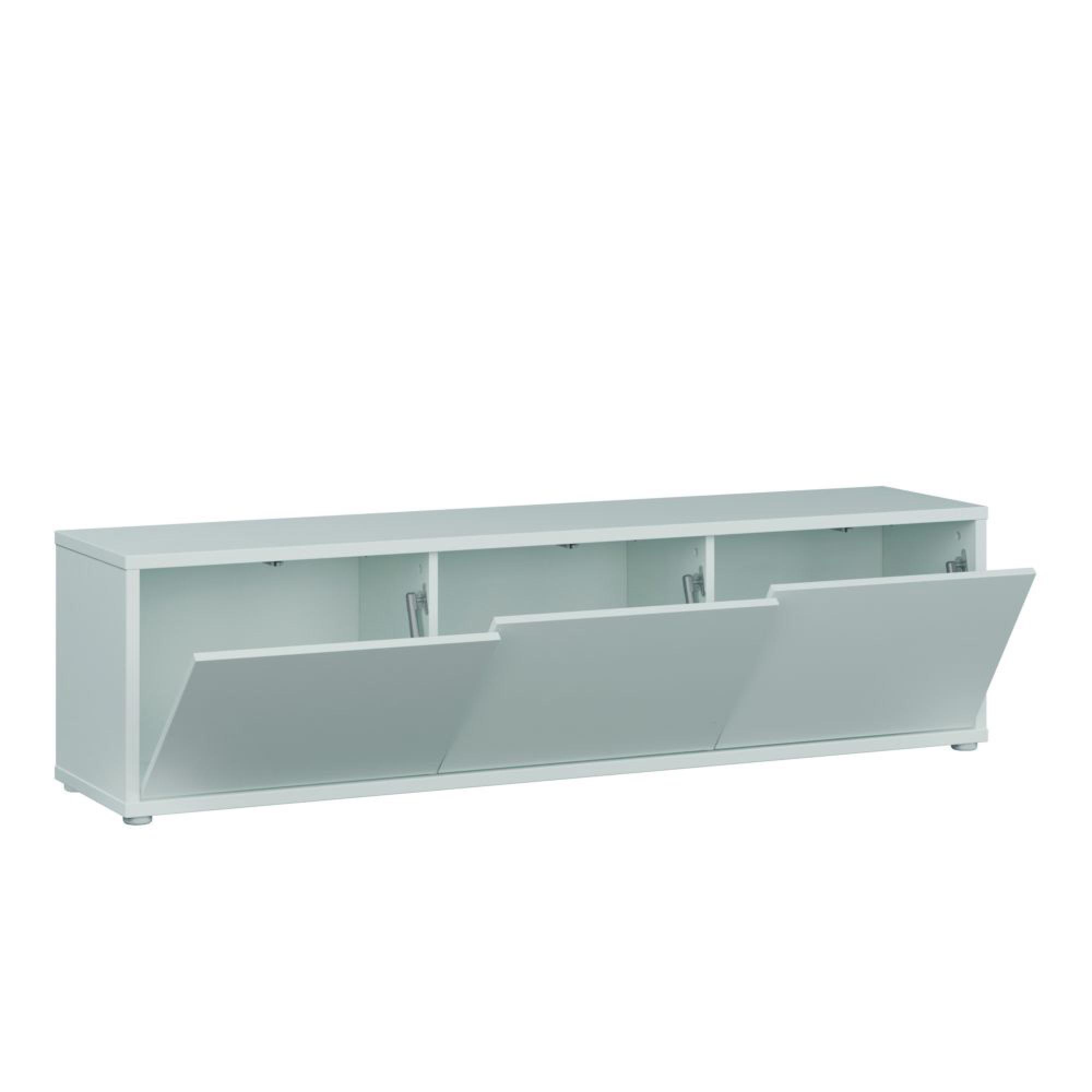 Alice Springs TV Cabinet - 3 Door - 154.2cm - Light Grey