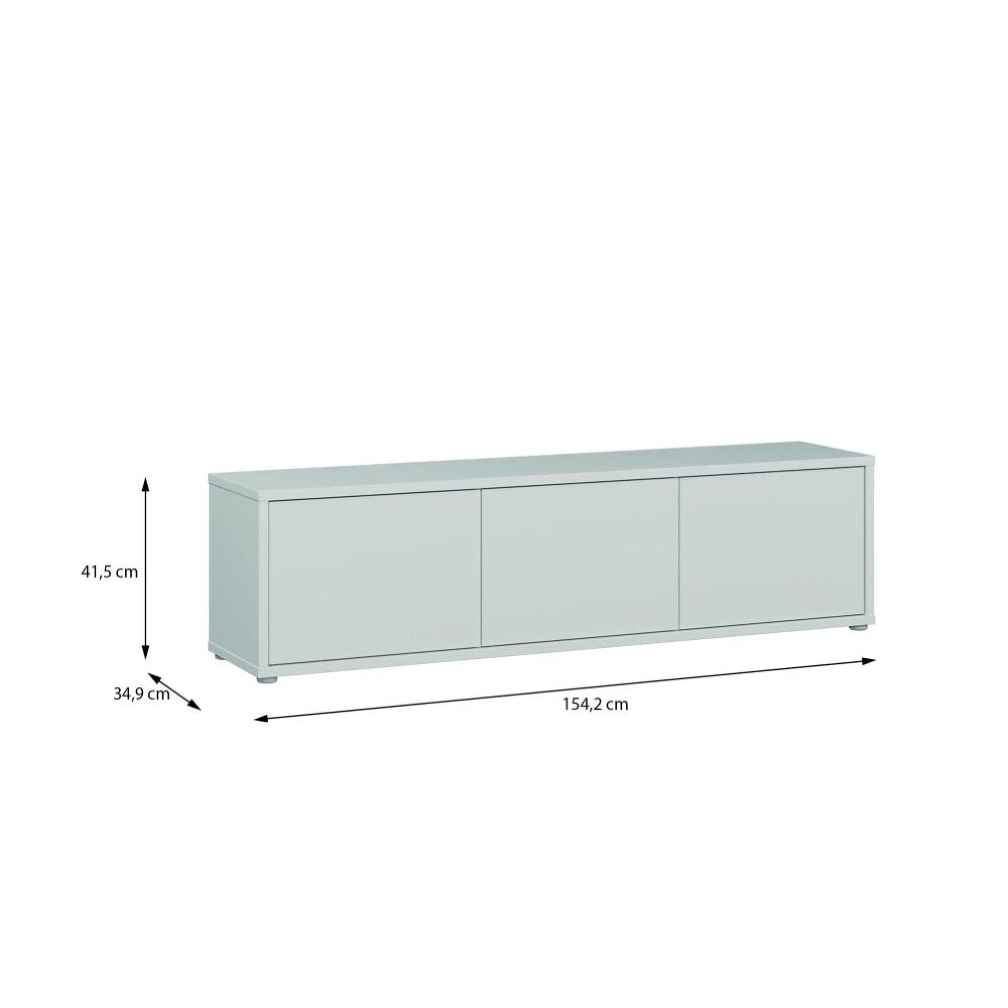 Alice Springs TV Cabinet - 3 Door - 154.2cm - Light Grey