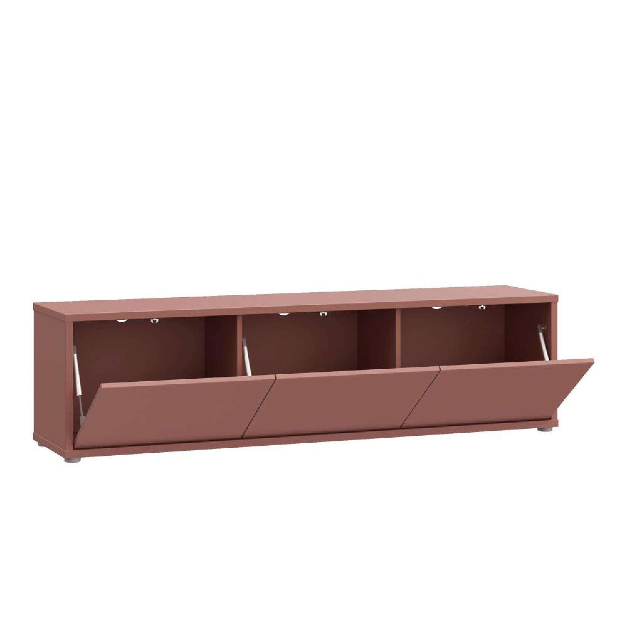 Alice Springs TV Cabinet - 3 Door - 154.2cm - Terracotta