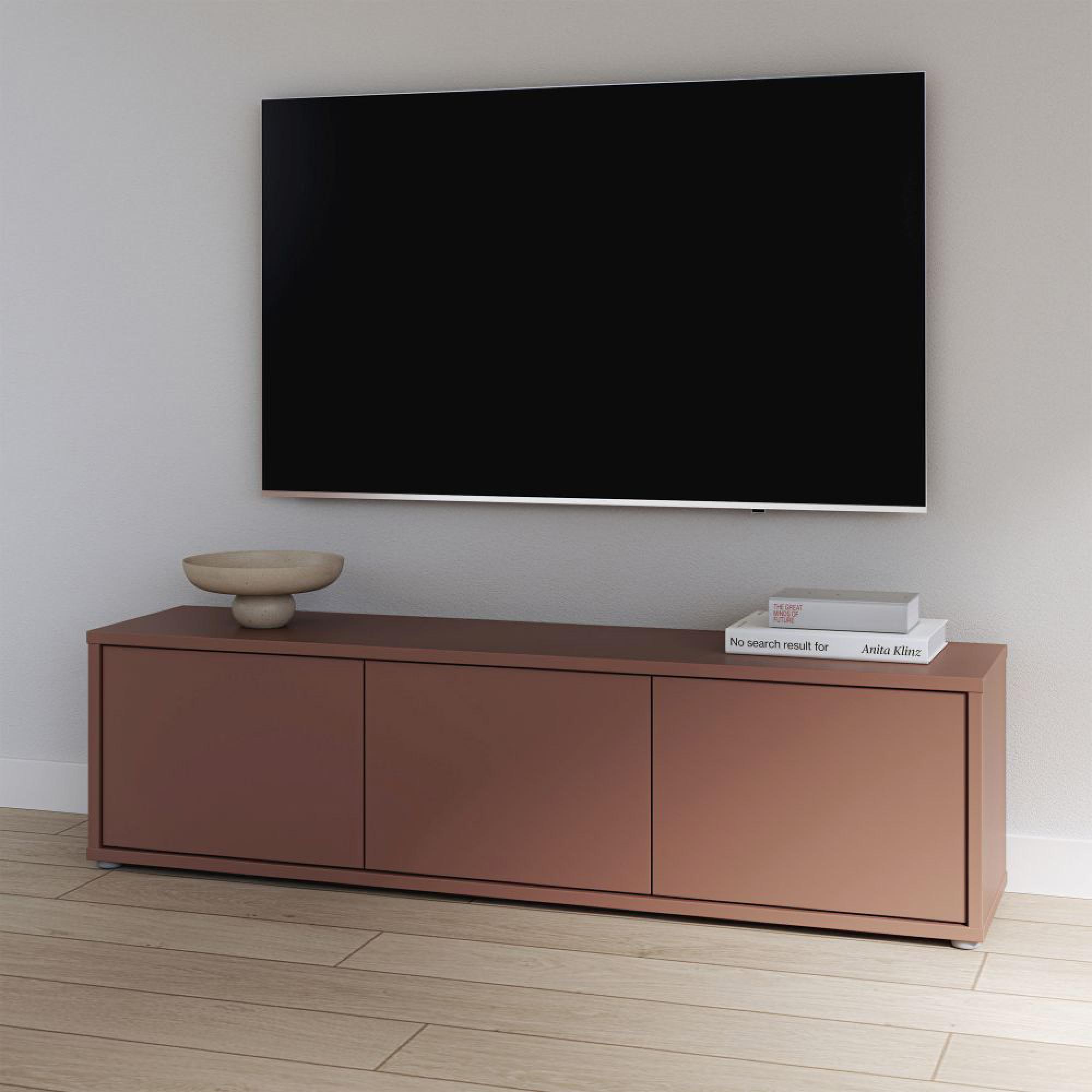 Alice Springs TV Cabinet - 3 Door - 154.2cm - Terracotta