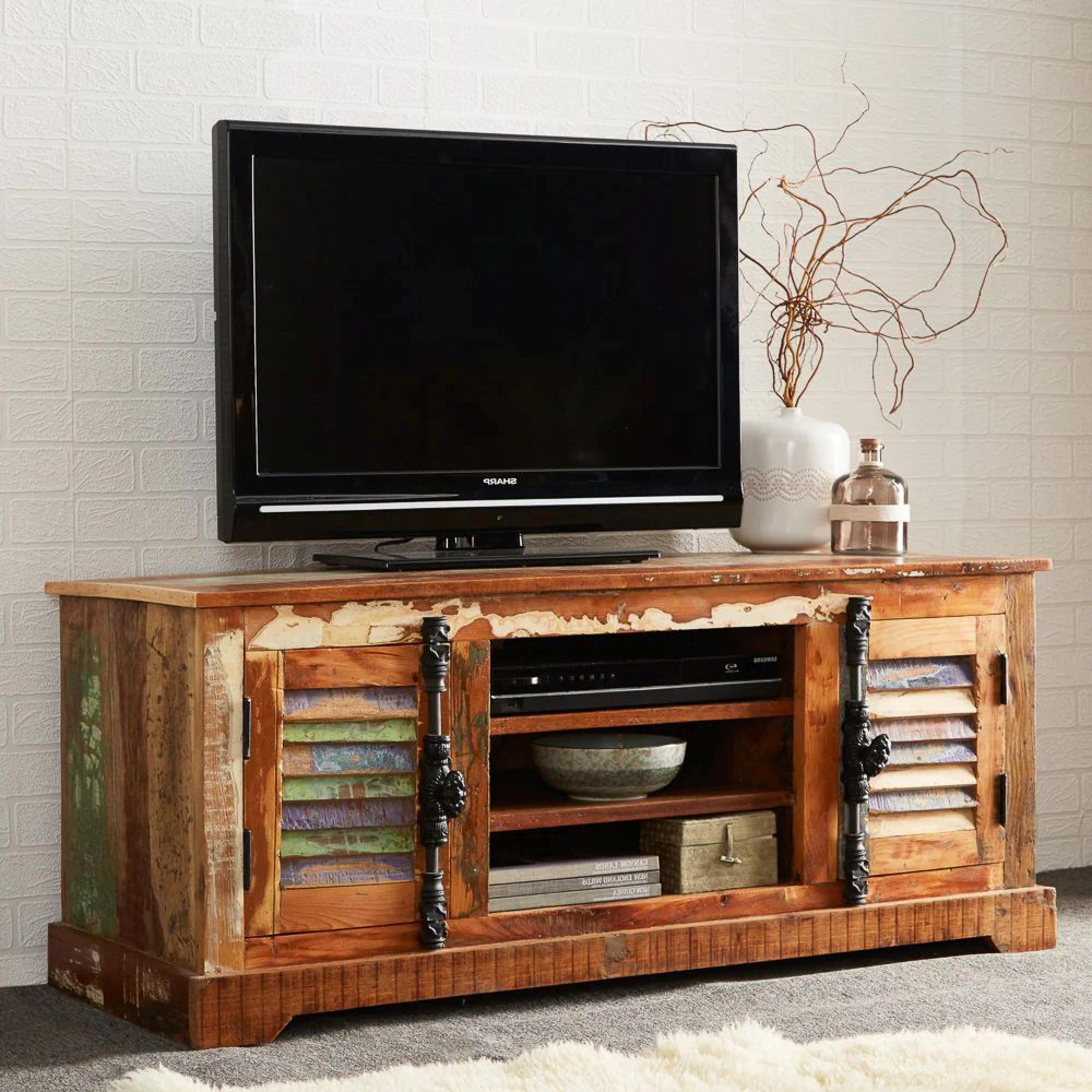 Coastal TV Unit - 125cm - Reclaimed Wood