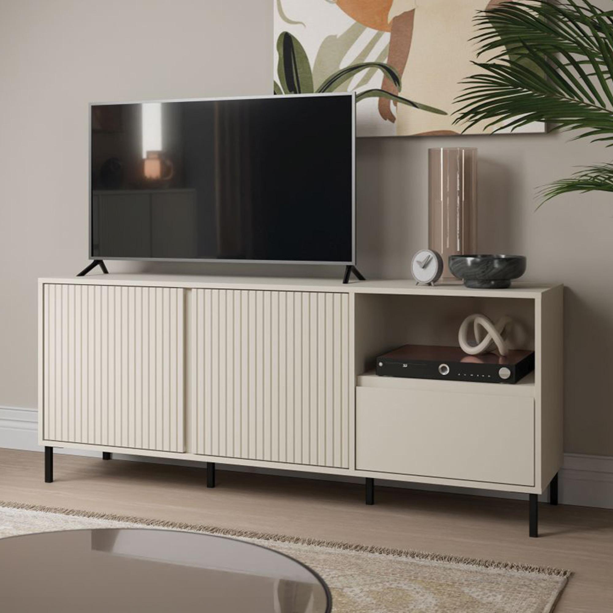 Avenale TV Cabinet - 2 Door - 1 Drawer - 157.8cm - Cashmere