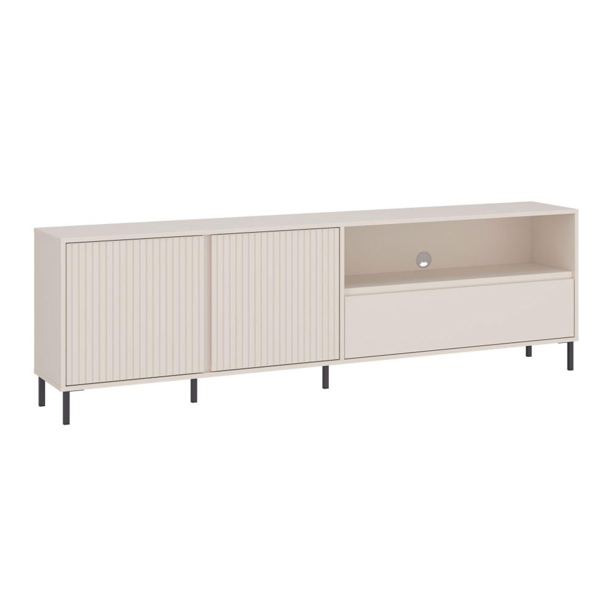 Avenale TV Cabinet - 2 Door - 1 Drawer - 207.8cm - Wide - Cashmere