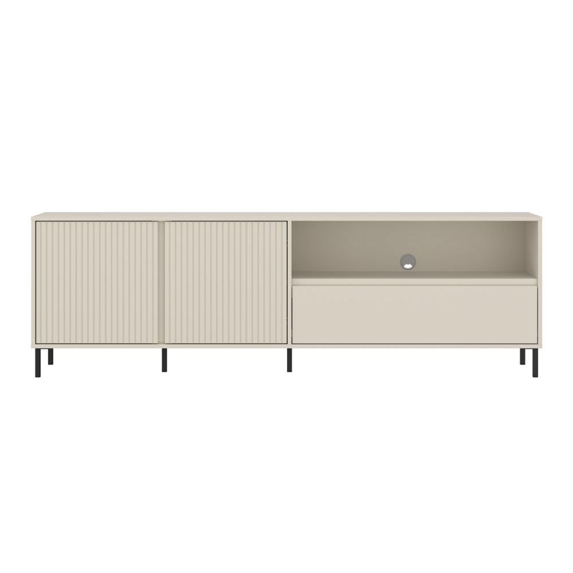 Avenale TV Cabinet - 2 Door - 1 Drawer - 207.8cm - Wide - Cashmere