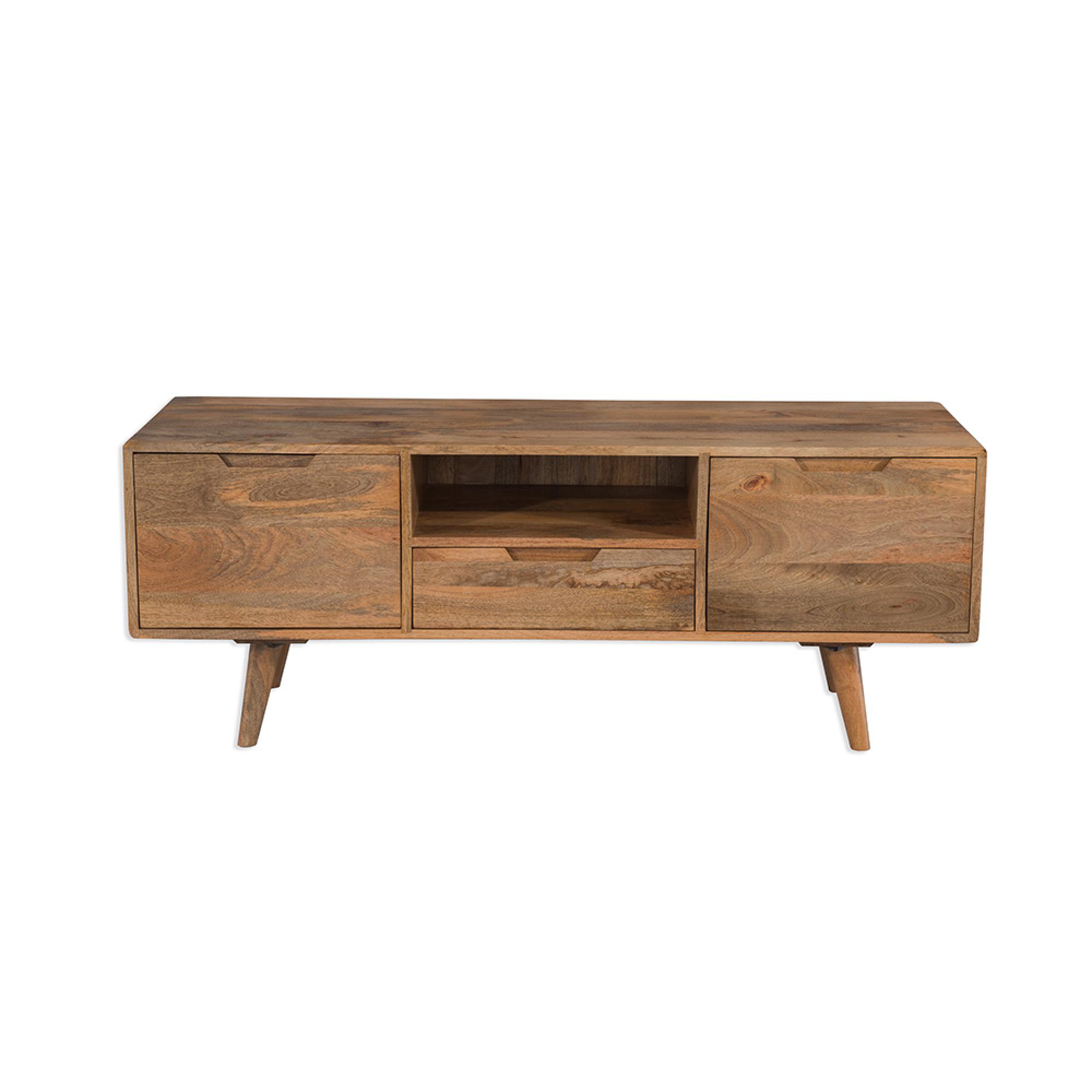 Surya Century TV Unit - 135cm - Solid Mango Wood