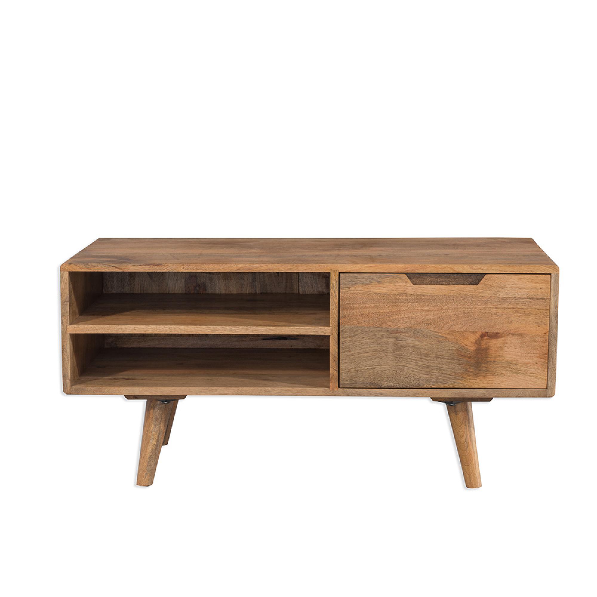 Surya Century TV Unit - 95cm - Solid Mango Wood