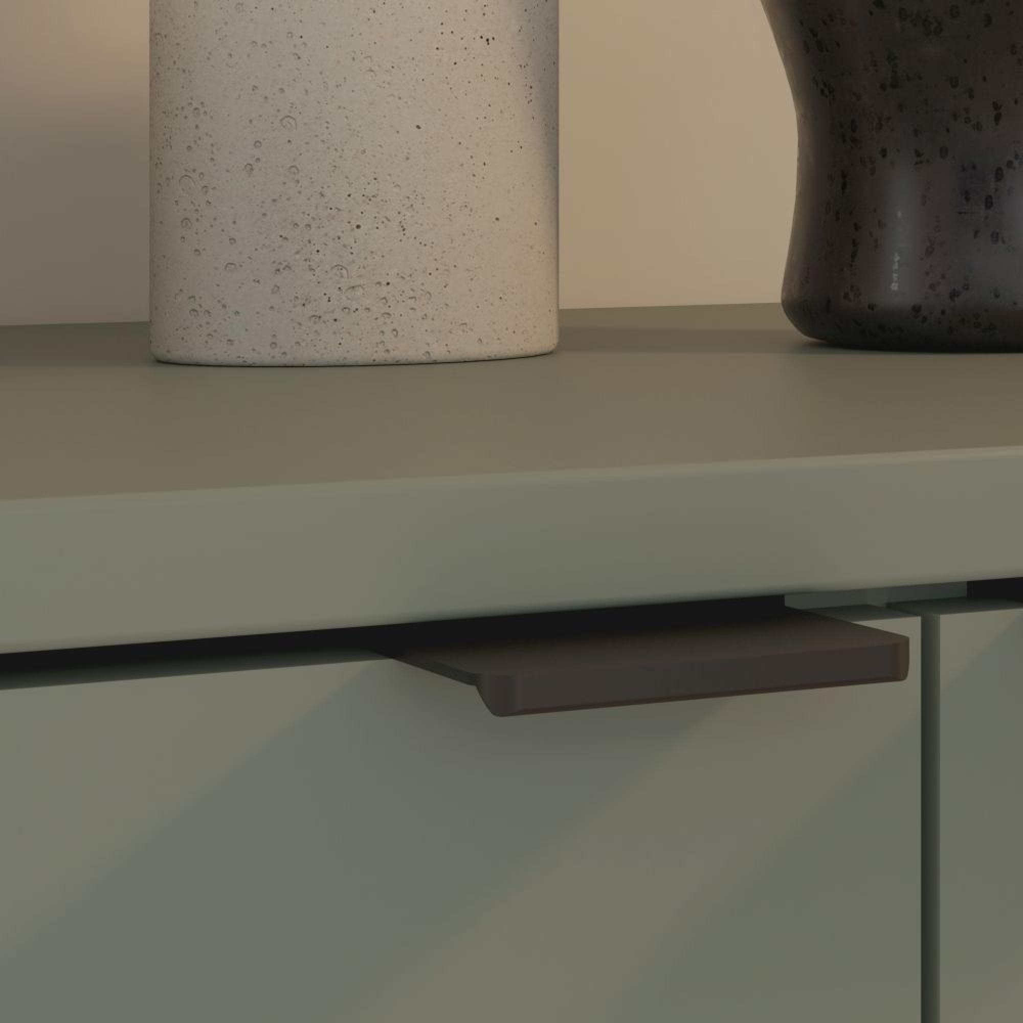 Ganymede TV Unit - 2 Door - 1 Drawer - 129.8cm - Sage Green