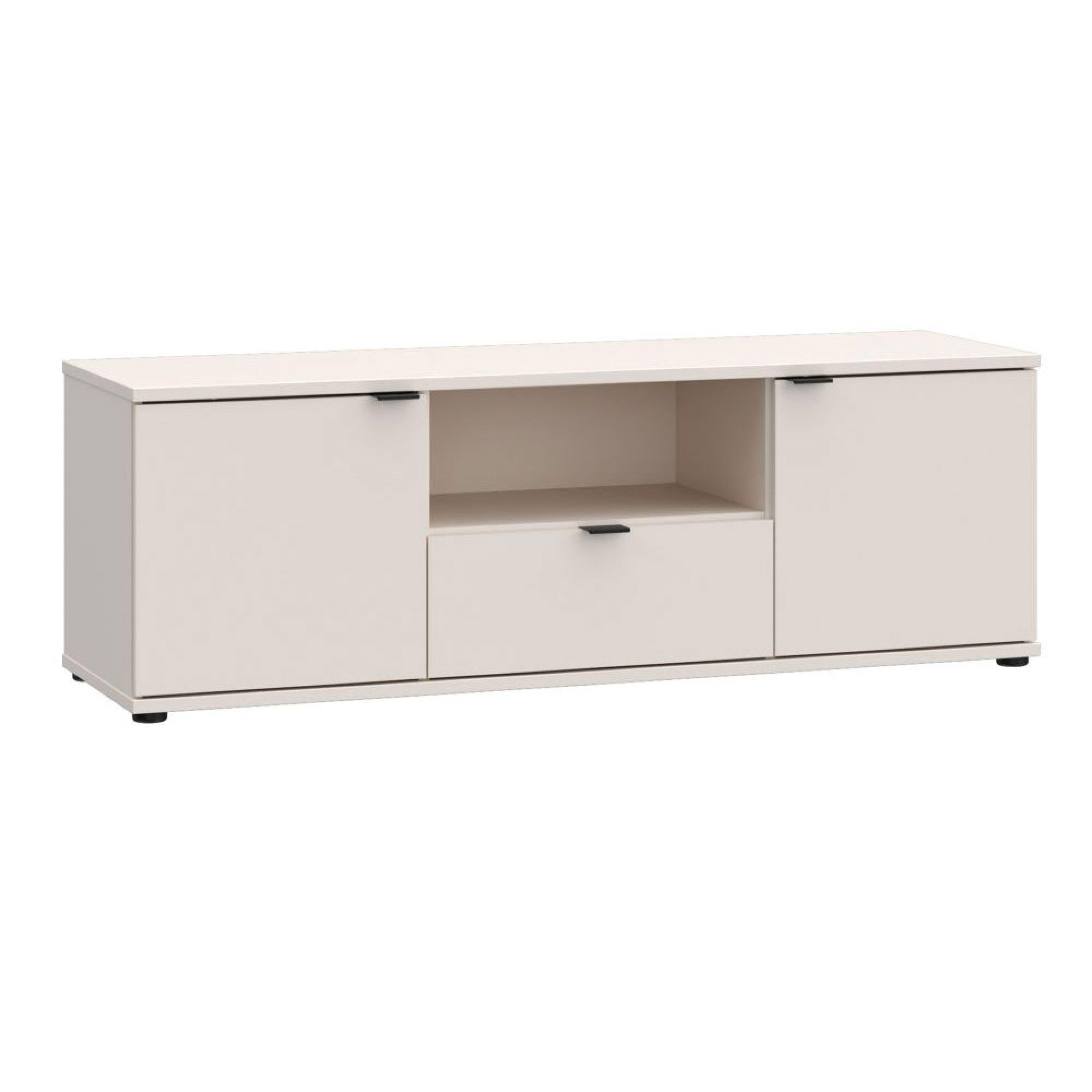 Ganymede TV Unit - 2 Door - 1 Drawer - 129.8cm - Sand