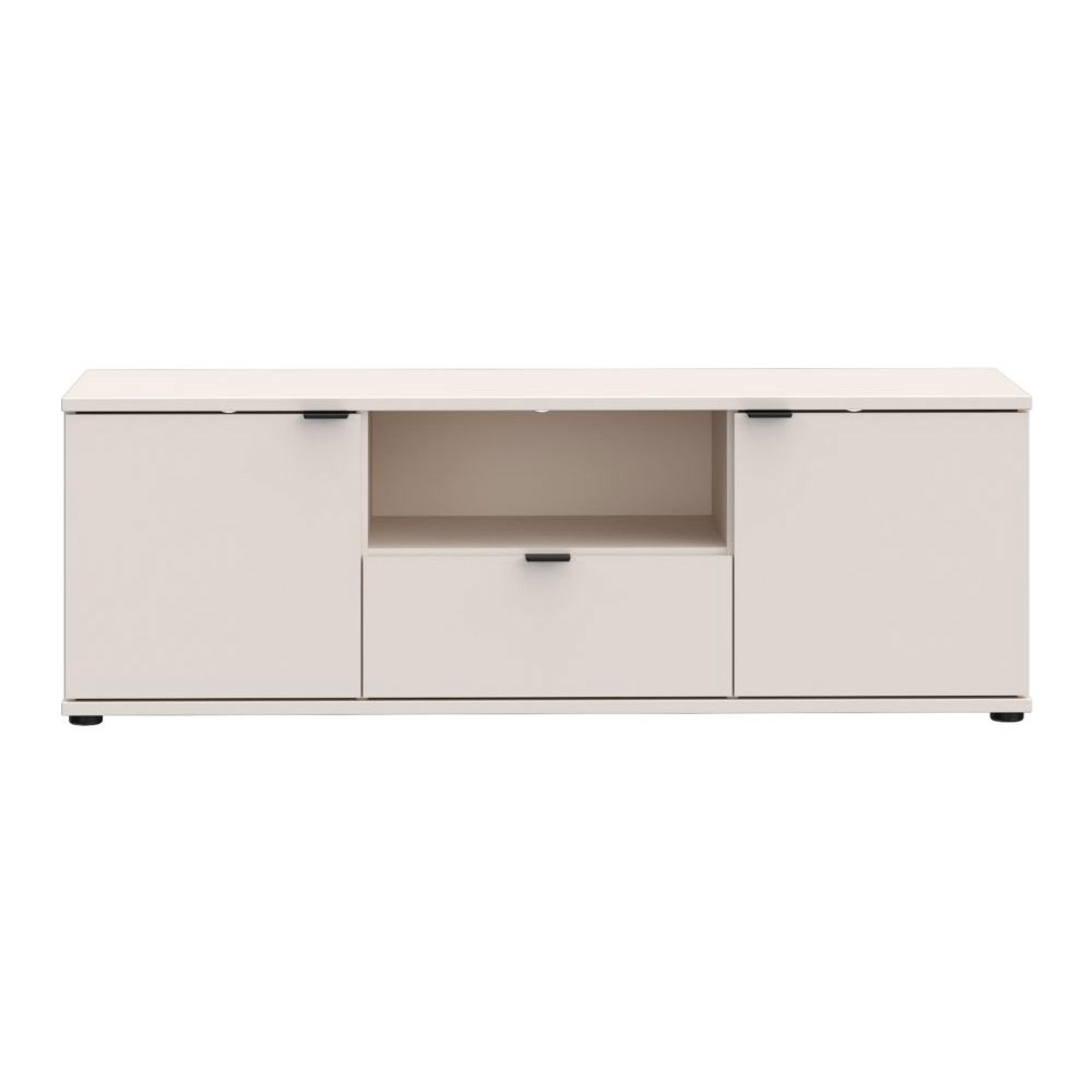 Ganymede TV Unit - 2 Door - 1 Drawer - 129.8cm - Sand
