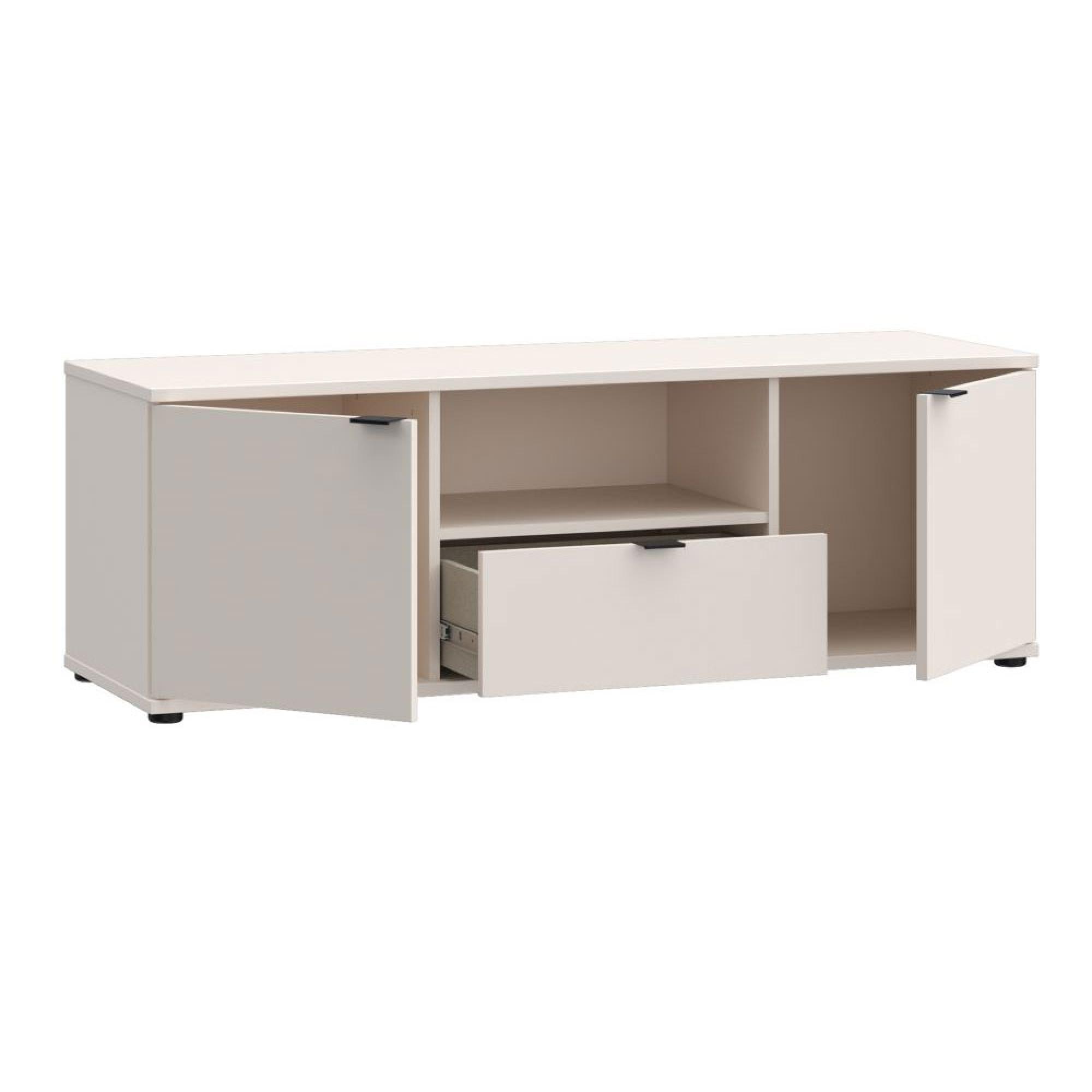 Ganymede TV Unit - 2 Door - 1 Drawer - 129.8cm - Sand