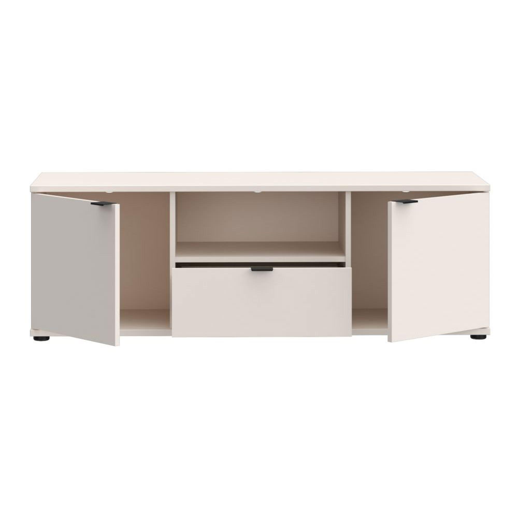 Ganymede TV Unit - 2 Door - 1 Drawer - 129.8cm - Sand
