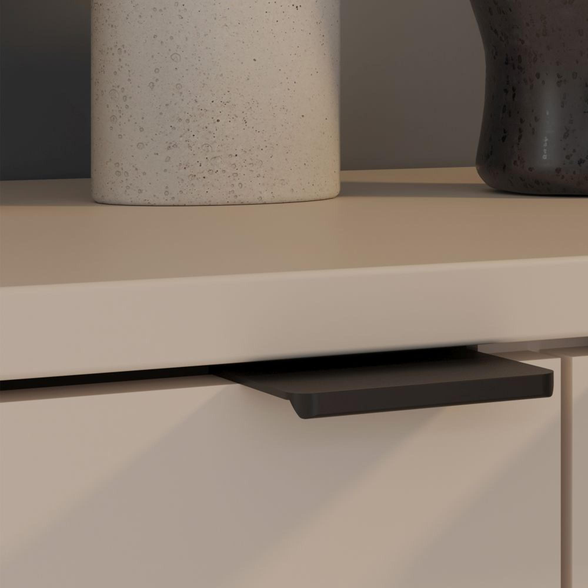 Ganymede TV Unit - 2 Door - 1 Drawer - 129.8cm - Sand