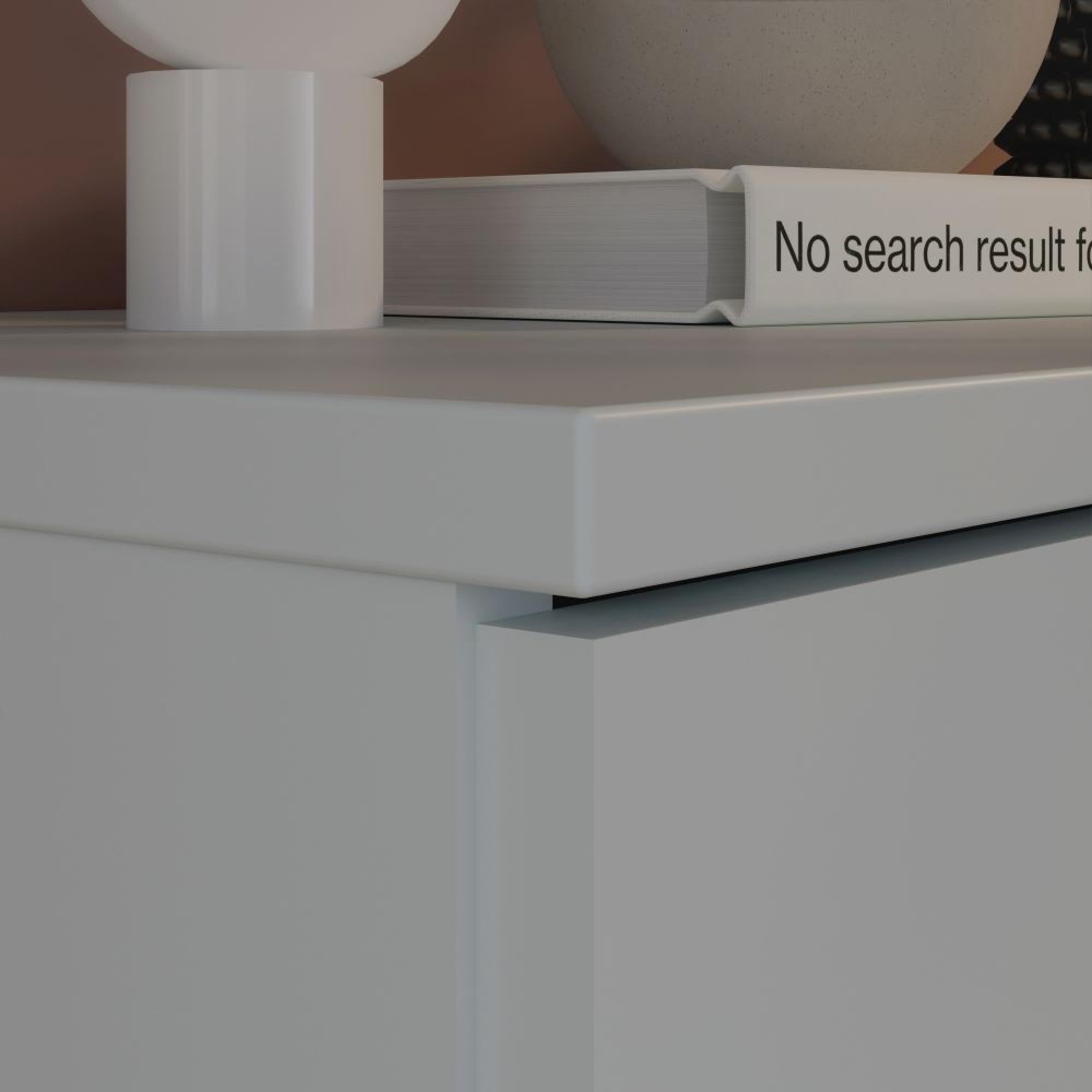 Ganymede TV Unit - 2 Door - 2 Drawer - 129.8cm - Light Grey