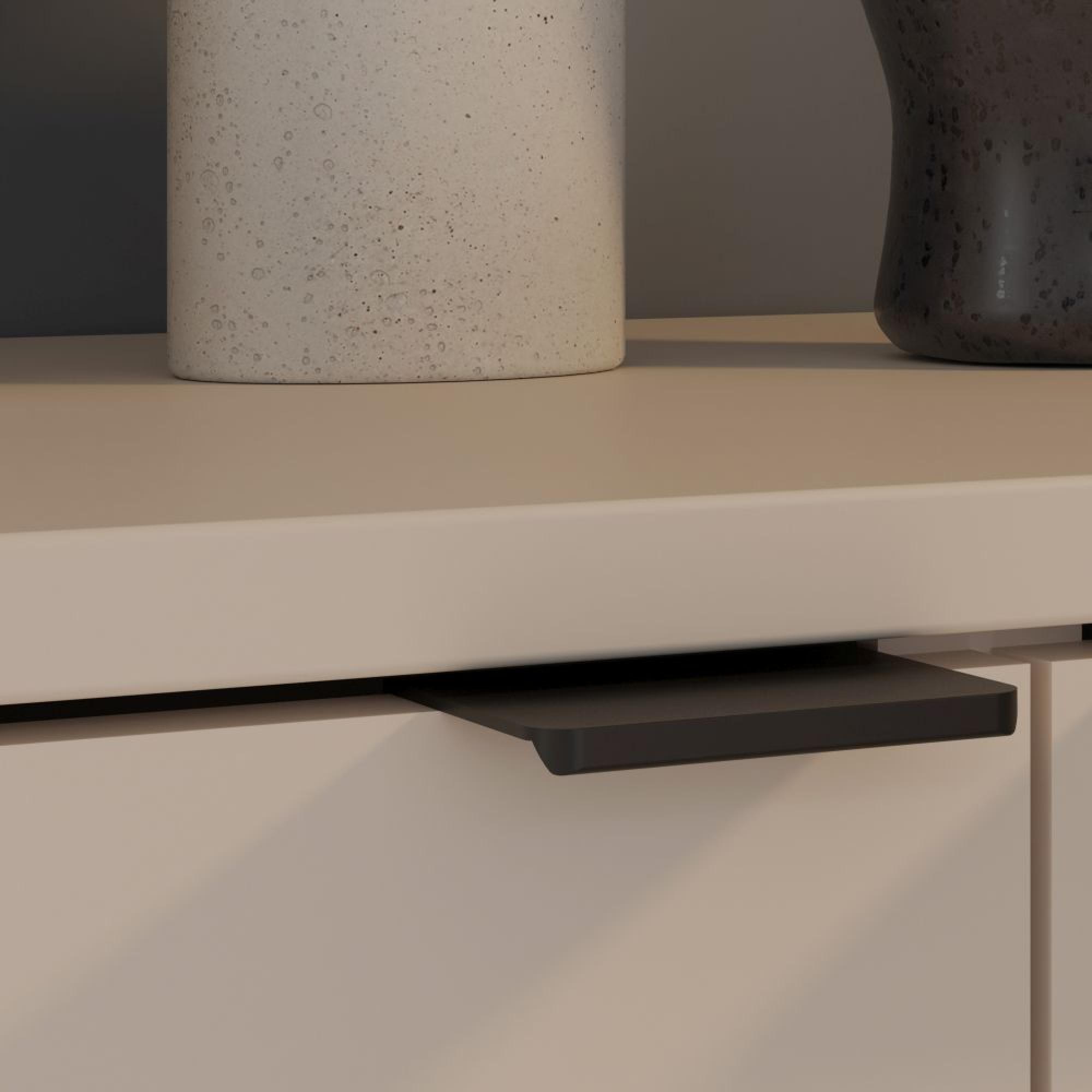 Ganymede TV Unit - 2 Door - 2 Drawer - 129.8cm - Sand