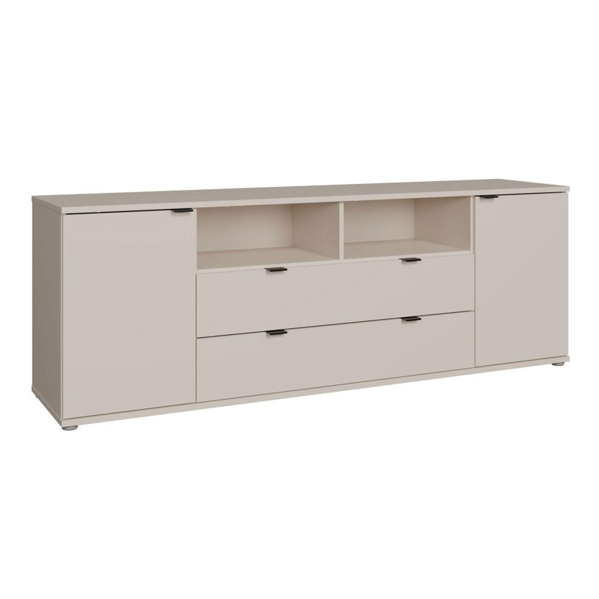 Ganymede TV Unit - 2 Door - 2 Drawer - Wide - 179.5cm - Sand