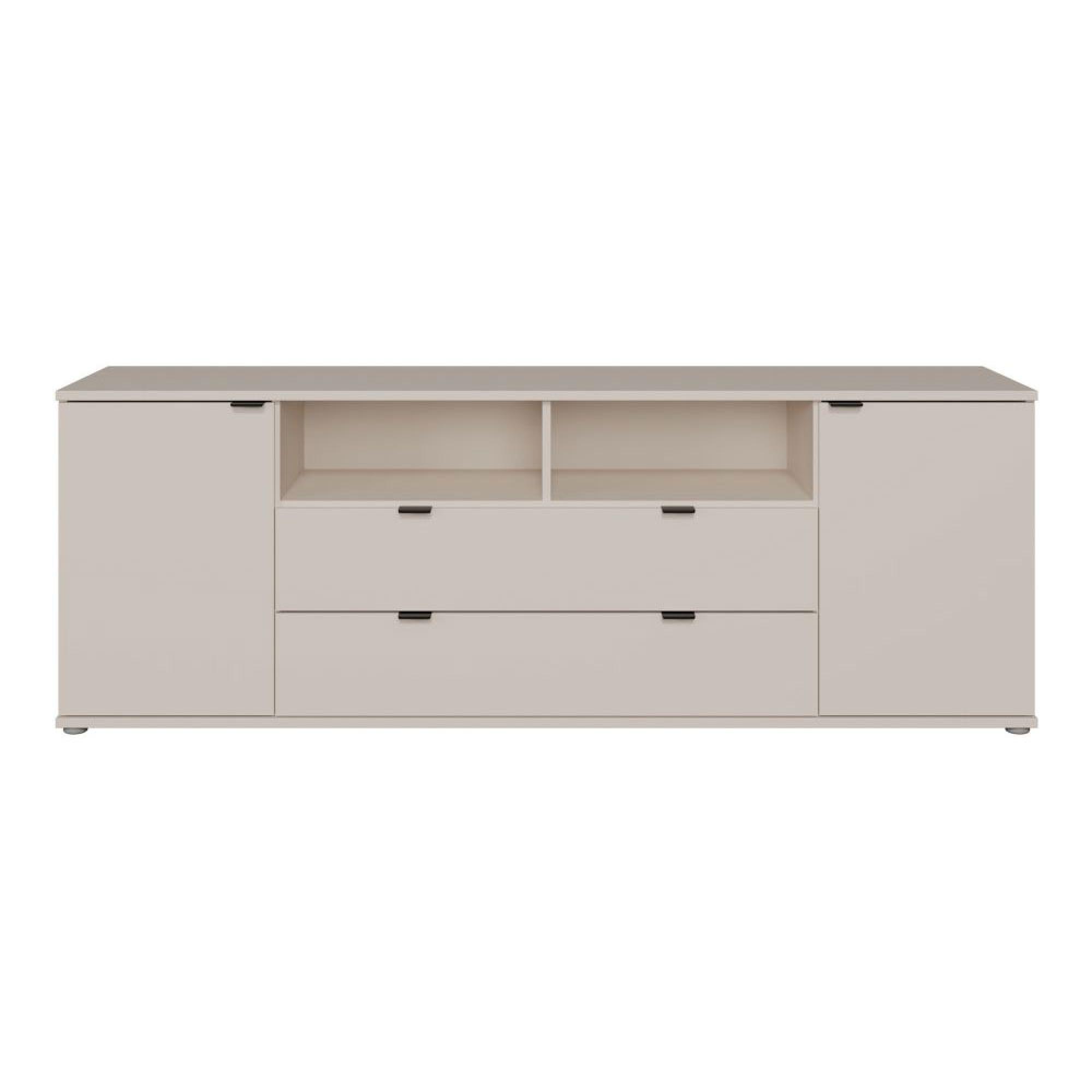 Ganymede TV Unit - 2 Door - 2 Drawer - Wide - 179.5cm - Sand