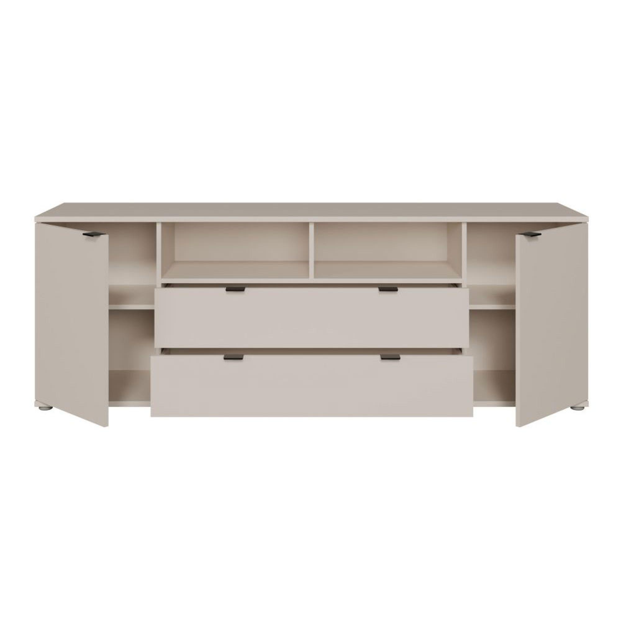 Ganymede TV Unit - 2 Door - 2 Drawer - Wide - 179.5cm - Sand
