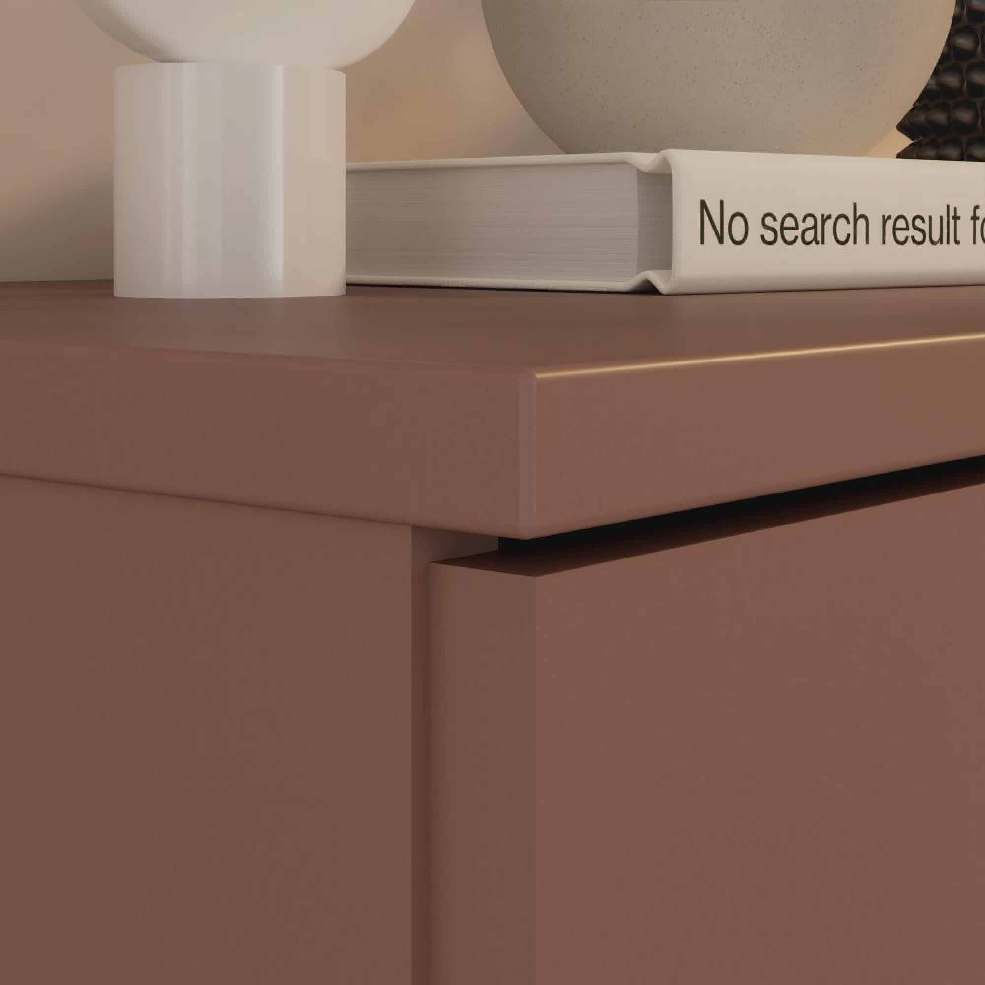 Ganymede TV Unit - 2 Door - 2 Drawer - Wide - 179.5cm - Terracotta