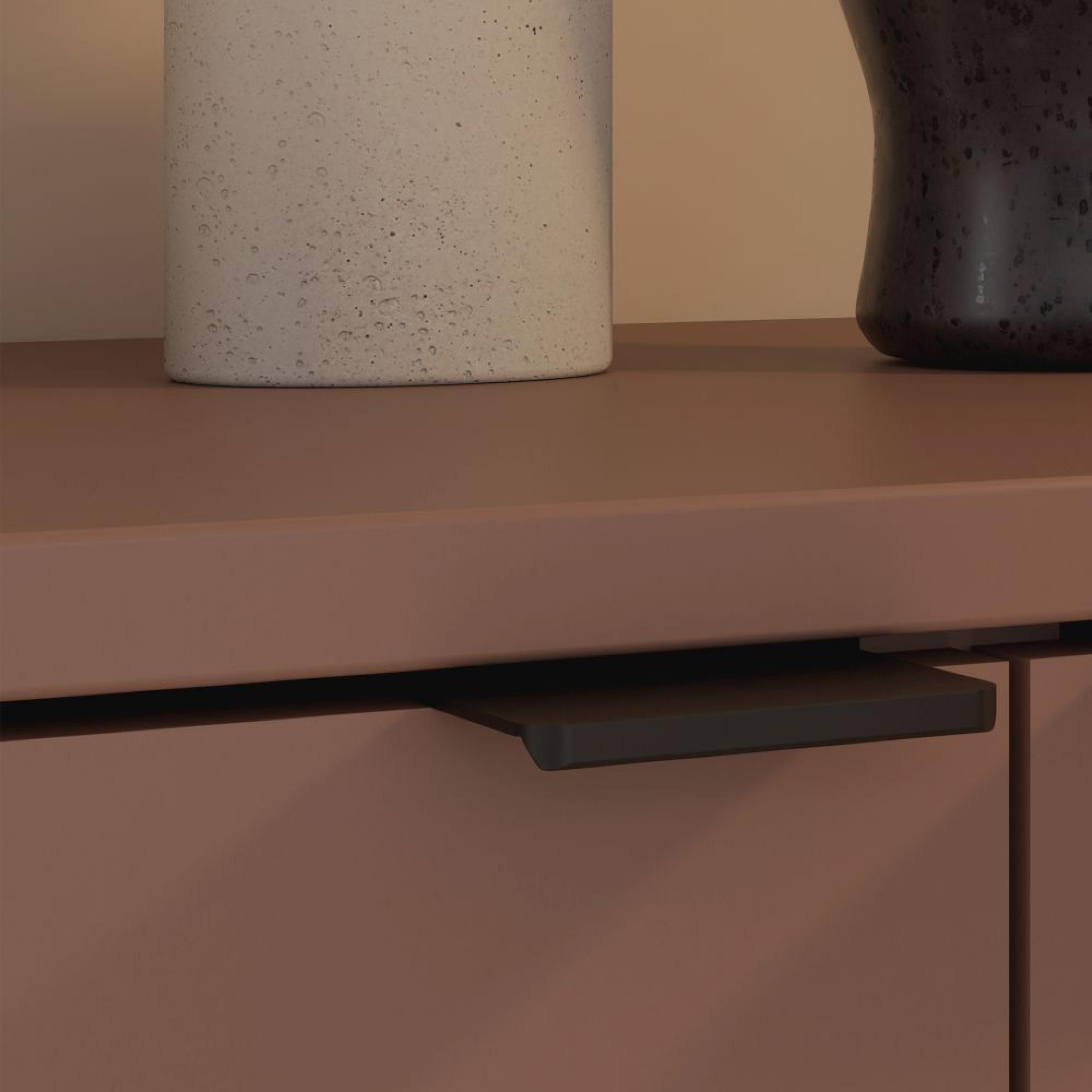 Ganymede TV Unit - 2 Door - 2 Drawer - Wide - 179.5cm - Terracotta