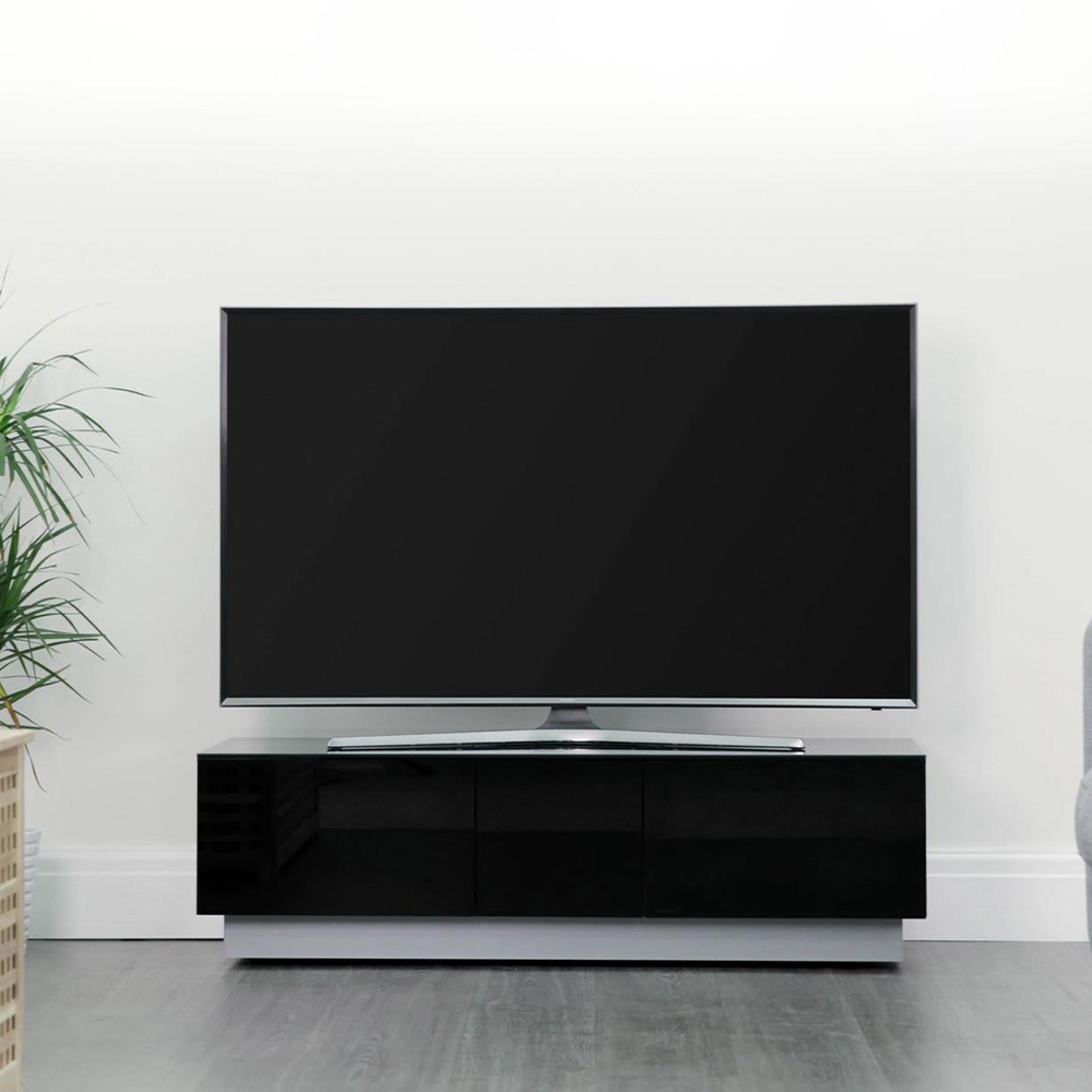 Element TV Stand - Gloss Black - 125cm - EMTMOD1250-BLK