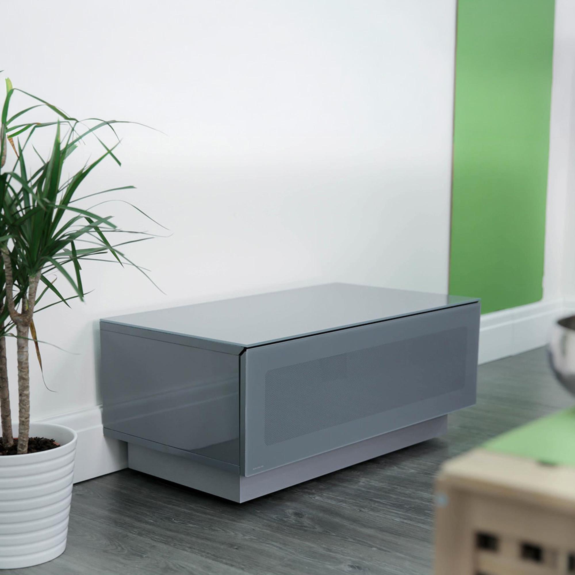 Element TV Stand - Gloss Grey - 85cm - EMTMOD850-GRY