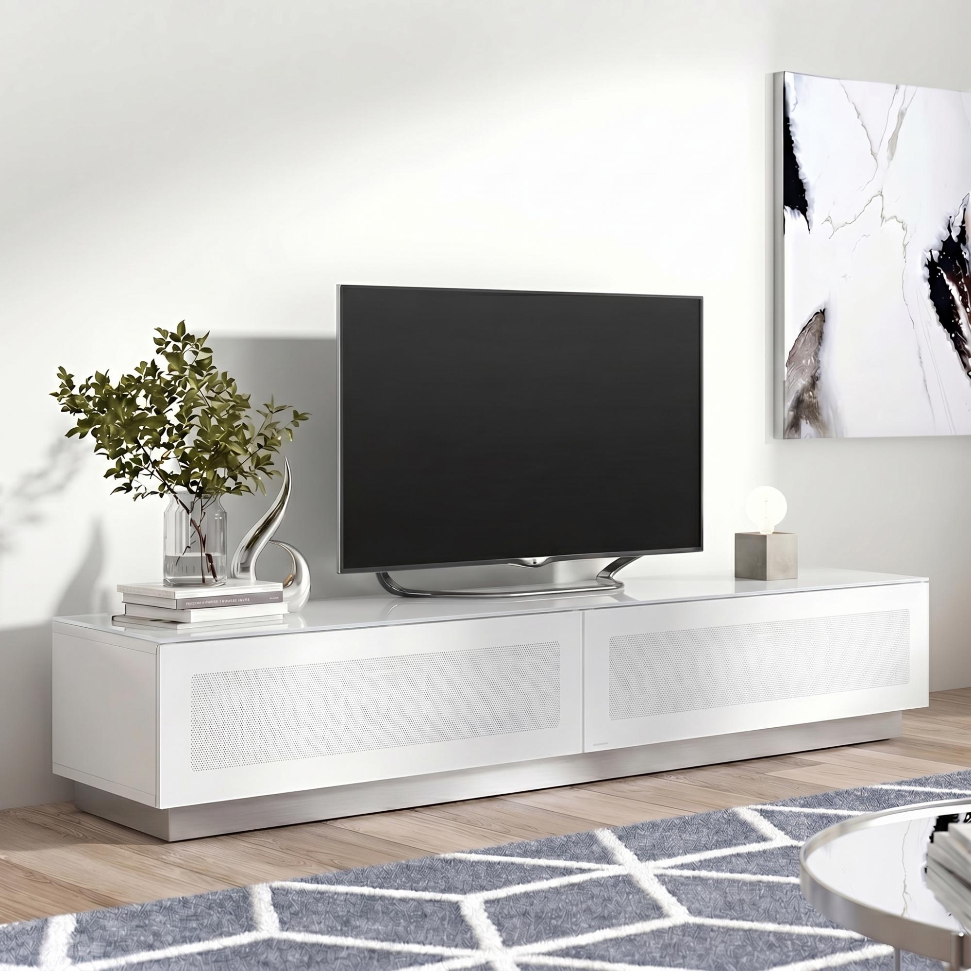 Element TV Stand - Gloss White - 170cm - EMTMOD1700-WHI